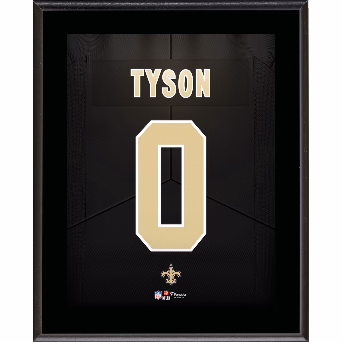 Jordyn Tyson New Orleans Saints 10.5" x 13" Jersey Number Sublimated Player Plaque 11 Jordyn Tyson New Orleans Saints 10.5" x 13" Jersey Number Sublimated Player Plaque