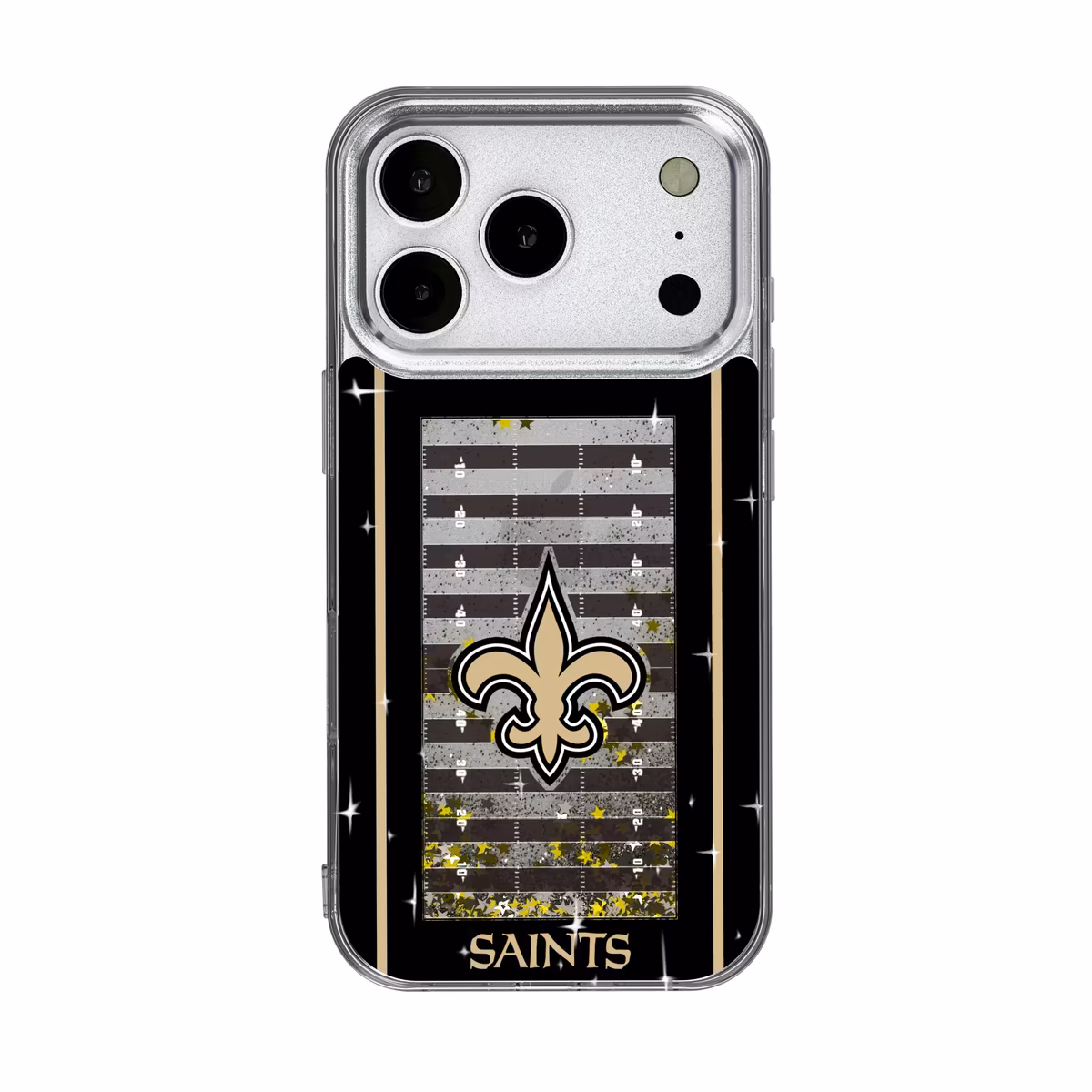 New Orleans Saints iPhone Field Design Glitter Case 2 New Orleans Saints iPhone Field Design Glitter Case