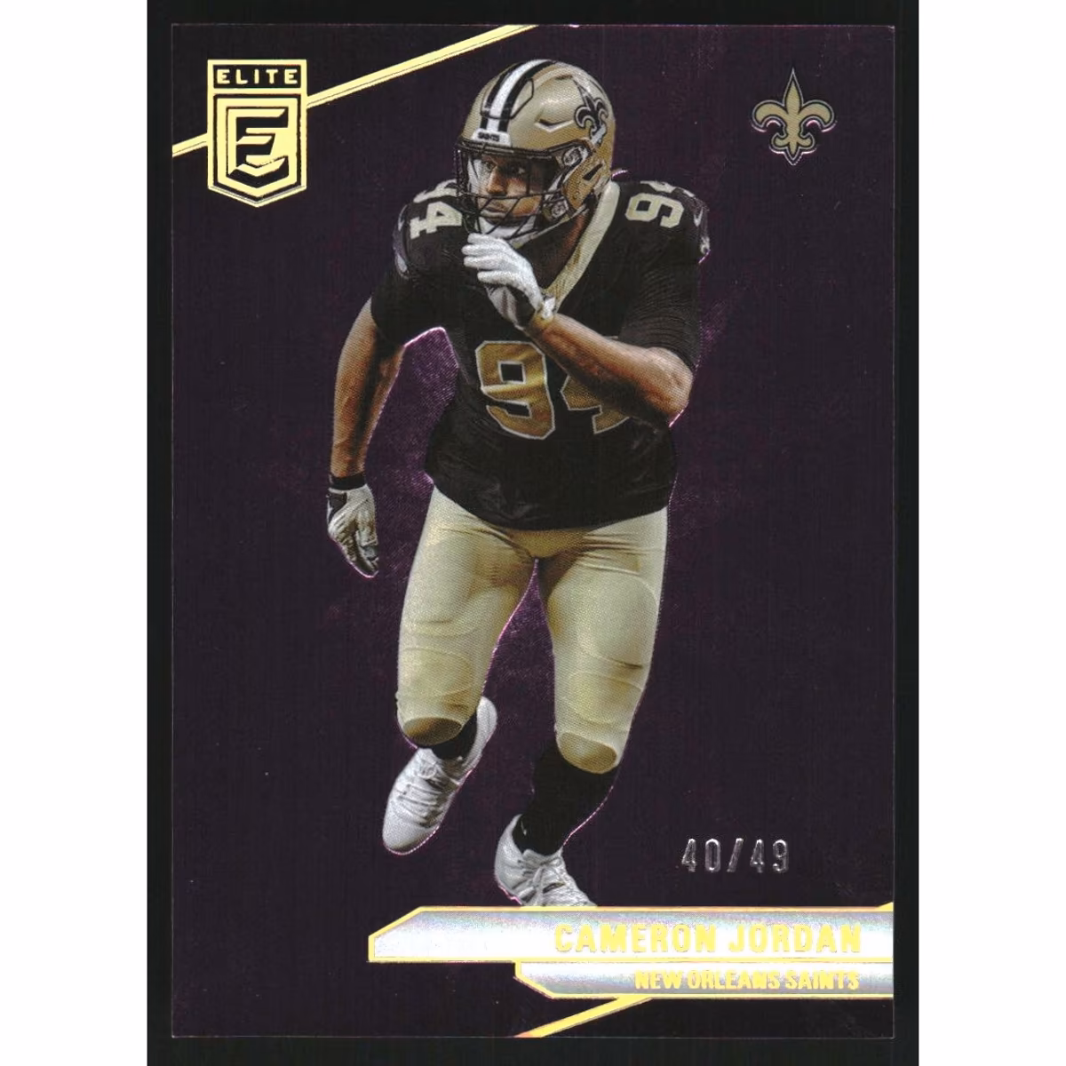 2024 Elite Purple #65 Cameron Jordan 9 2024 Elite Purple #65 Cameron Jordan