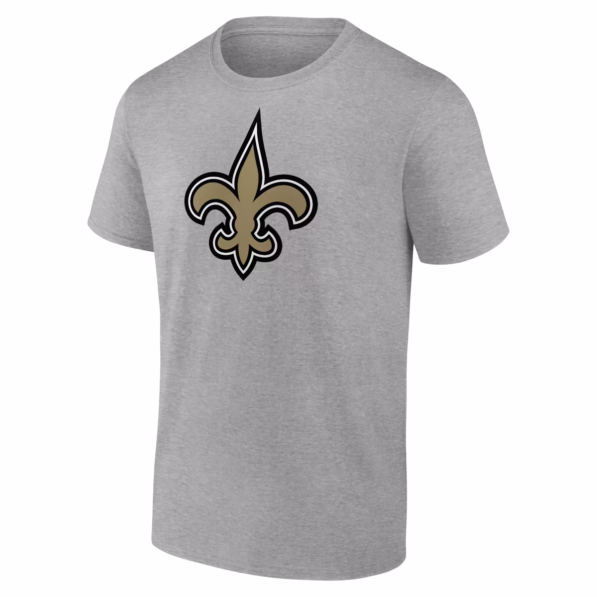 Men's Fanatics Heather Gray New Orleans Saints Primary Logo T-Shirt 3 Men's Fanatics Heather Gray New Orleans Saints Primary Logo T-Shirt