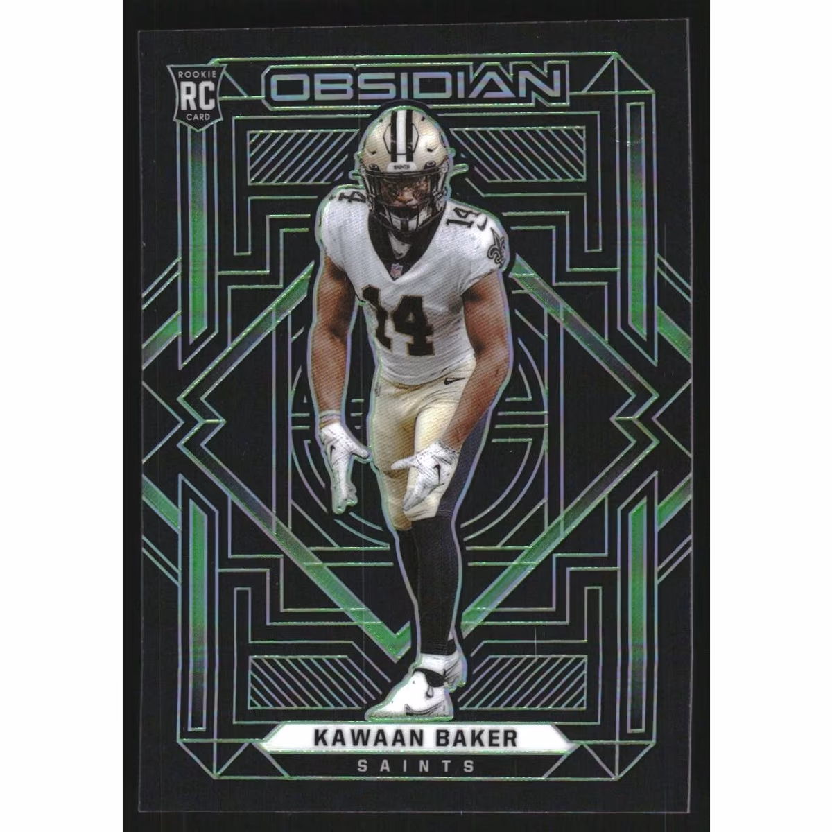 2021 Panini Obsidian Electric Etch Green #196 Kawaan Baker 9 2021 Panini Obsidian Electric Etch Green #196 Kawaan Baker