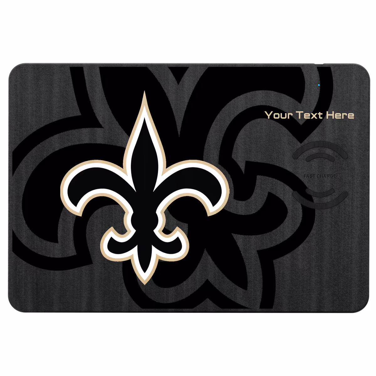 Keyscaper New Orleans Saints Personalized 15W Fast Wireless Charger and Mouse Pad 7 Keyscaper New Orleans Saints Personalized 15W Fast Wireless Charger and Mouse Pad