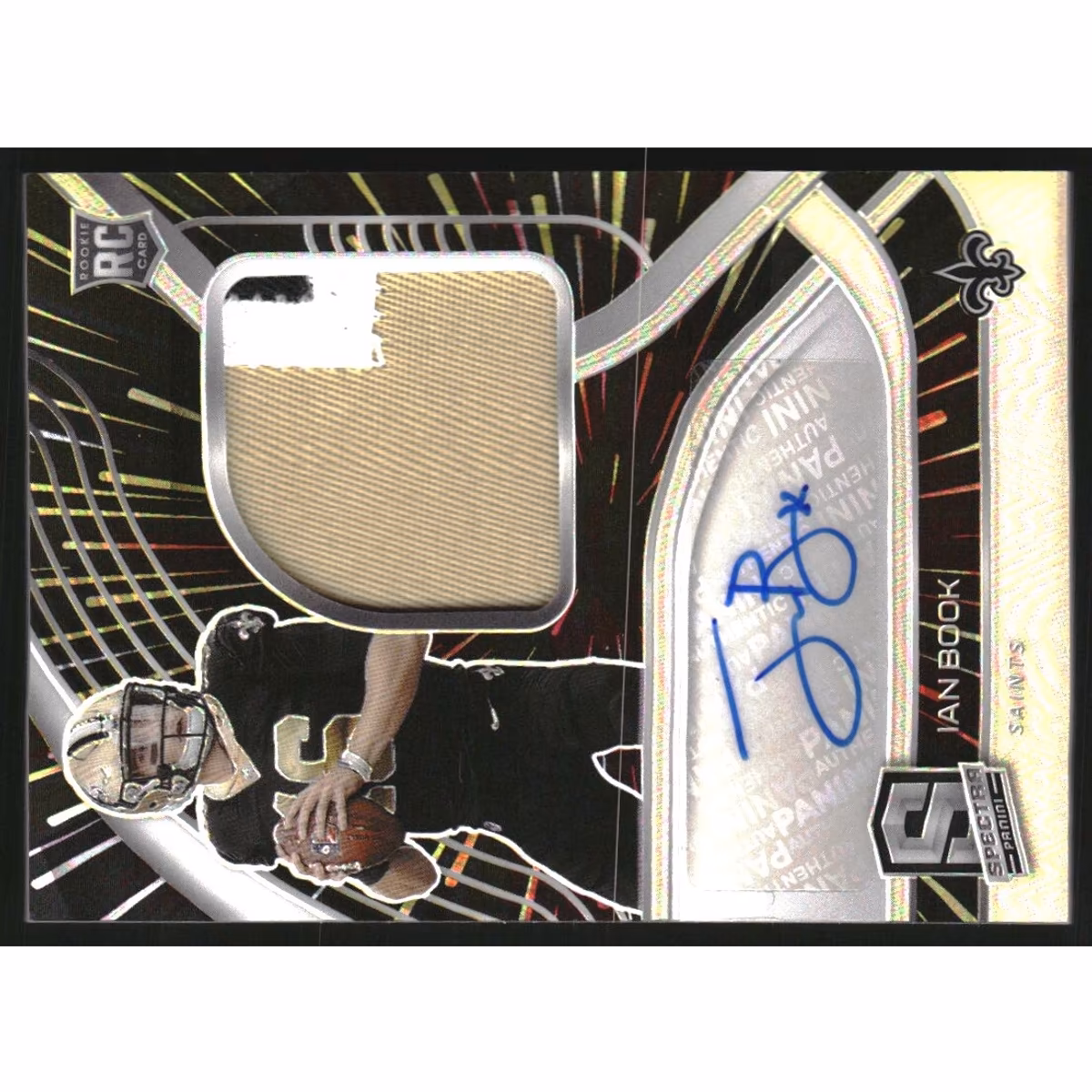 2021 Panini Spectra Hyper #241 Ian Book JSY AU/75