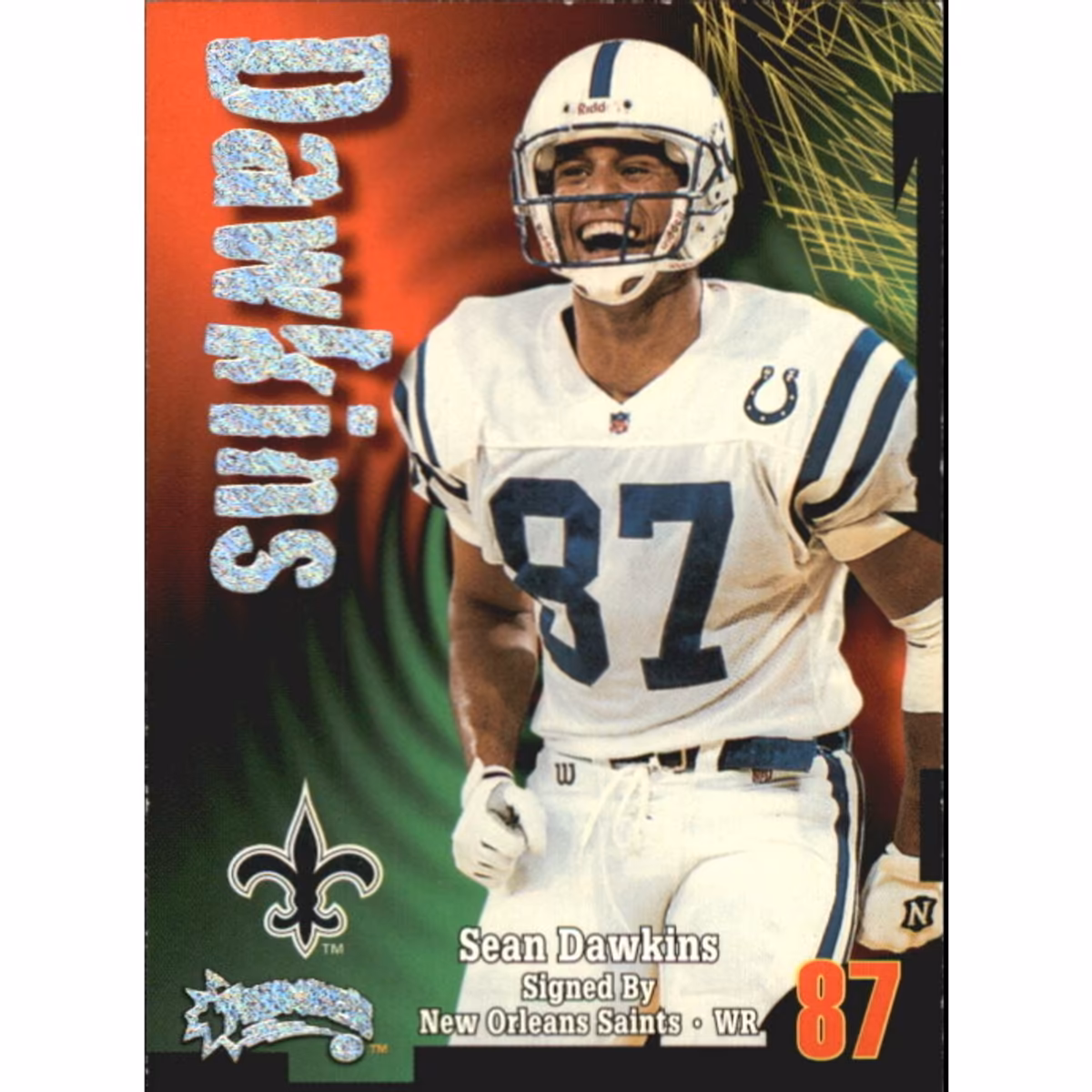1998 SkyBox Thunder Rave #138 Sean Dawkins