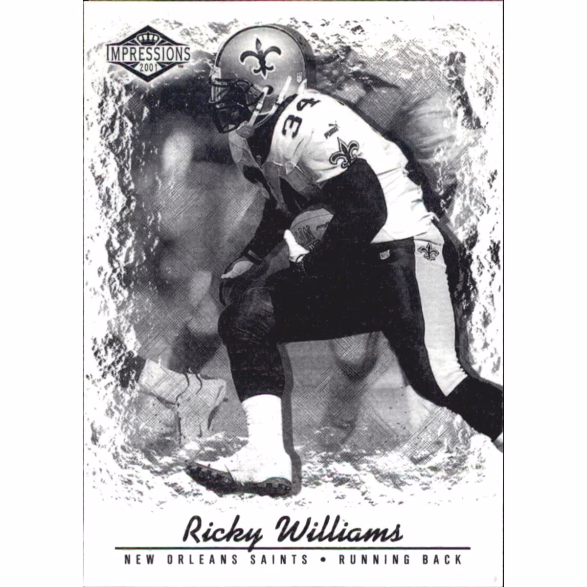 2001 Pacific Impressions Shadow #85 Ricky Williams 9 2001 Pacific Impressions Shadow #85 Ricky Williams