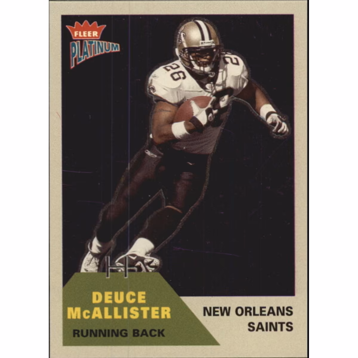 2002 Fleer Platinum Finish #41 Deuce McAllister 9 2002 Fleer Platinum Finish #41 Deuce McAllister