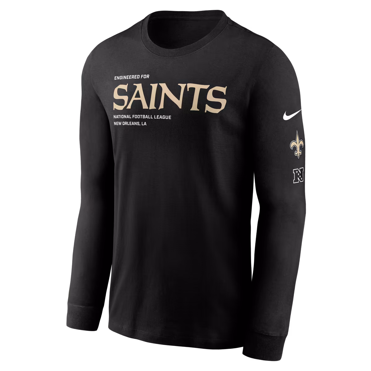 Men's Nike Black New Orleans Saints Play to Win Long Sleeve T-Shirt 3 Men's Nike Black New Orleans Saints Play to Win Long Sleeve T-Shirt
