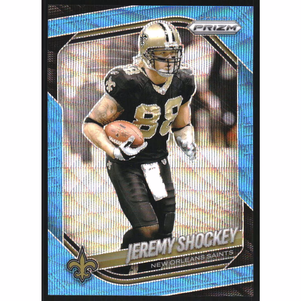 2025 Panini Prizm Prizms Blue Wave #200 Jeremy Shockey 8 2025 Panini Prizm Prizms Blue Wave #200 Jeremy Shockey