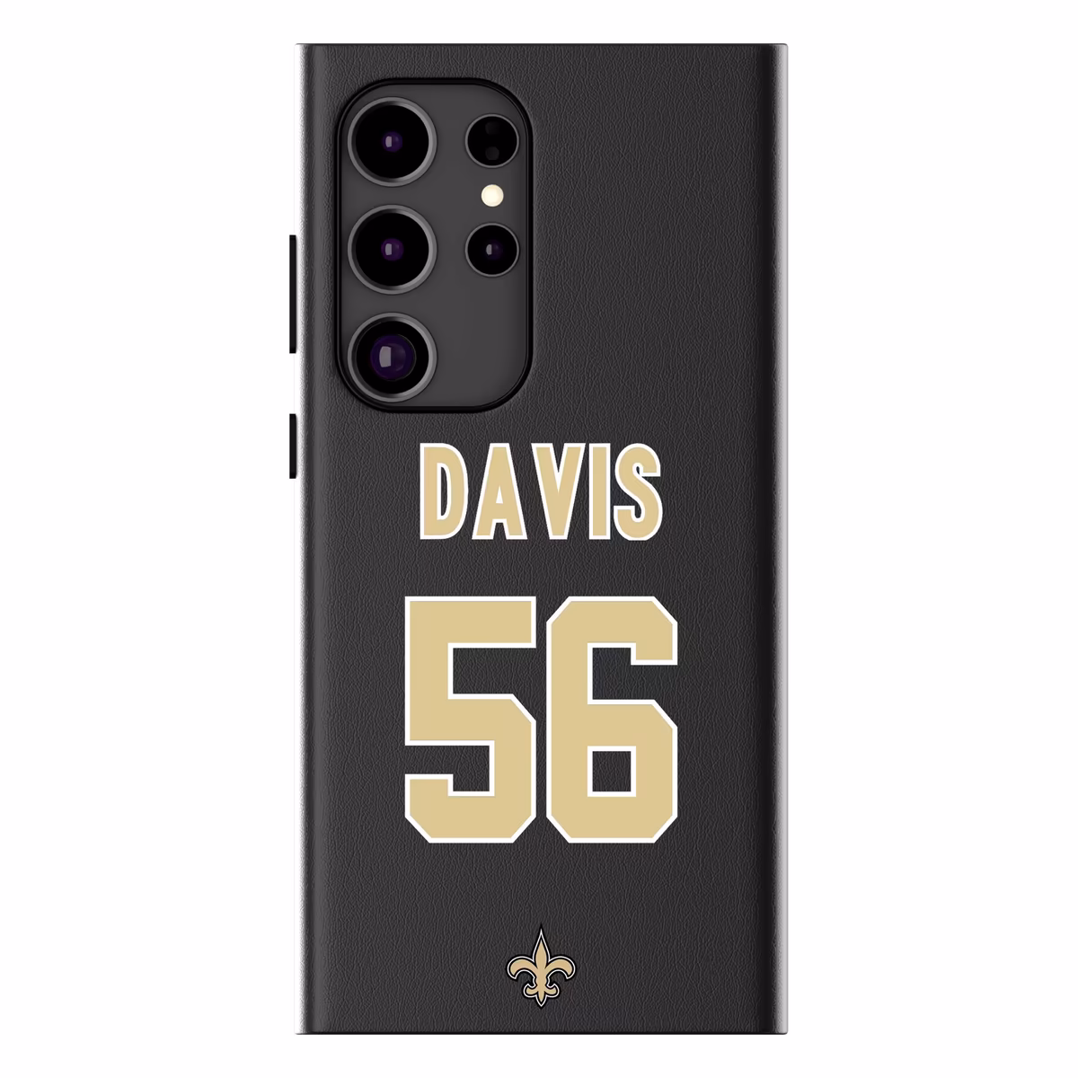 Keyscaper Demario Davis Black New Orleans Saints Galaxy Magnetic Bump Case