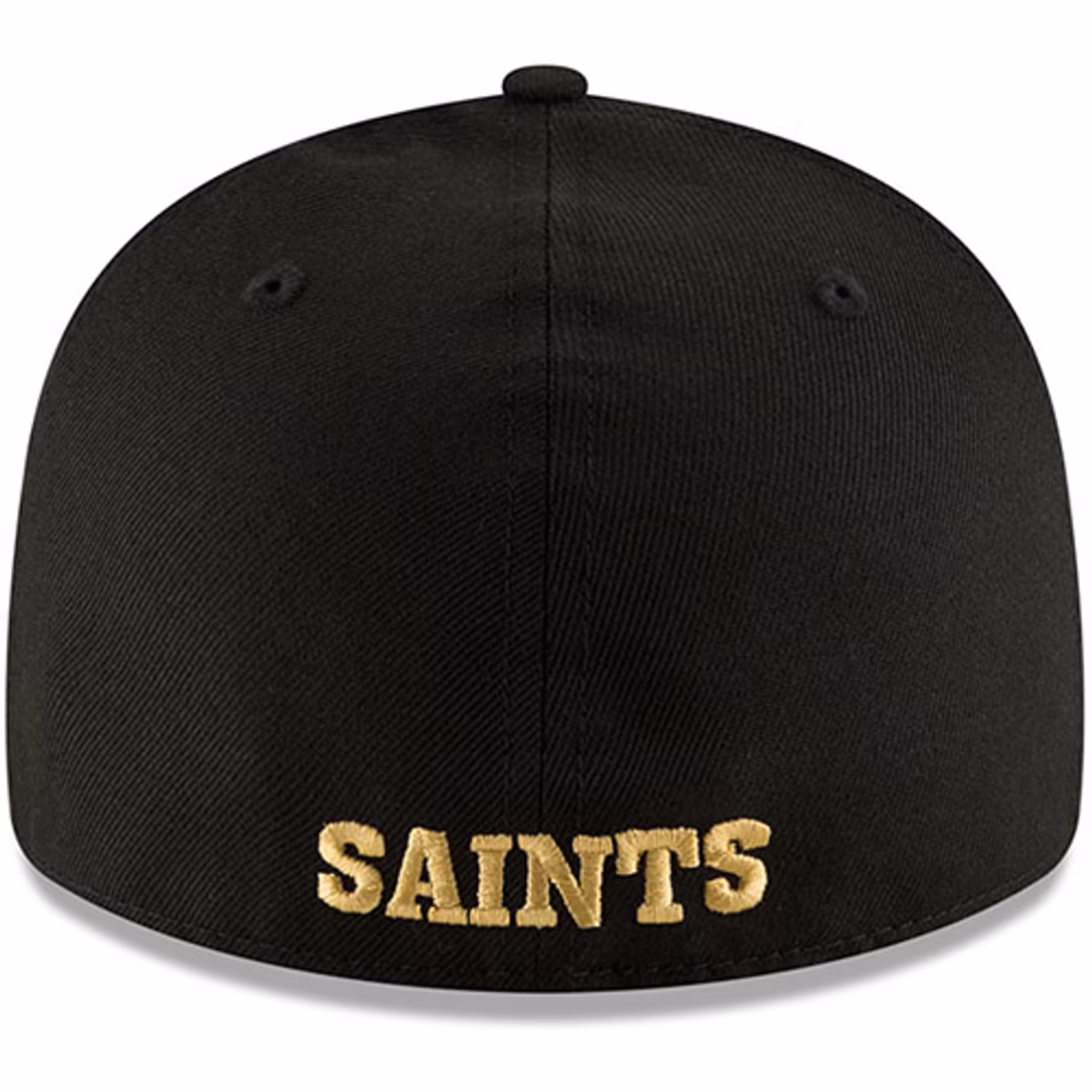 Men's New Era Black New Orleans Saints Omaha Throwback Low Profile 59FIFTY Fitted Hat 5 Men's New Era Black New Orleans Saints Omaha Throwback Low Profile 59FIFTY Fitted Hat