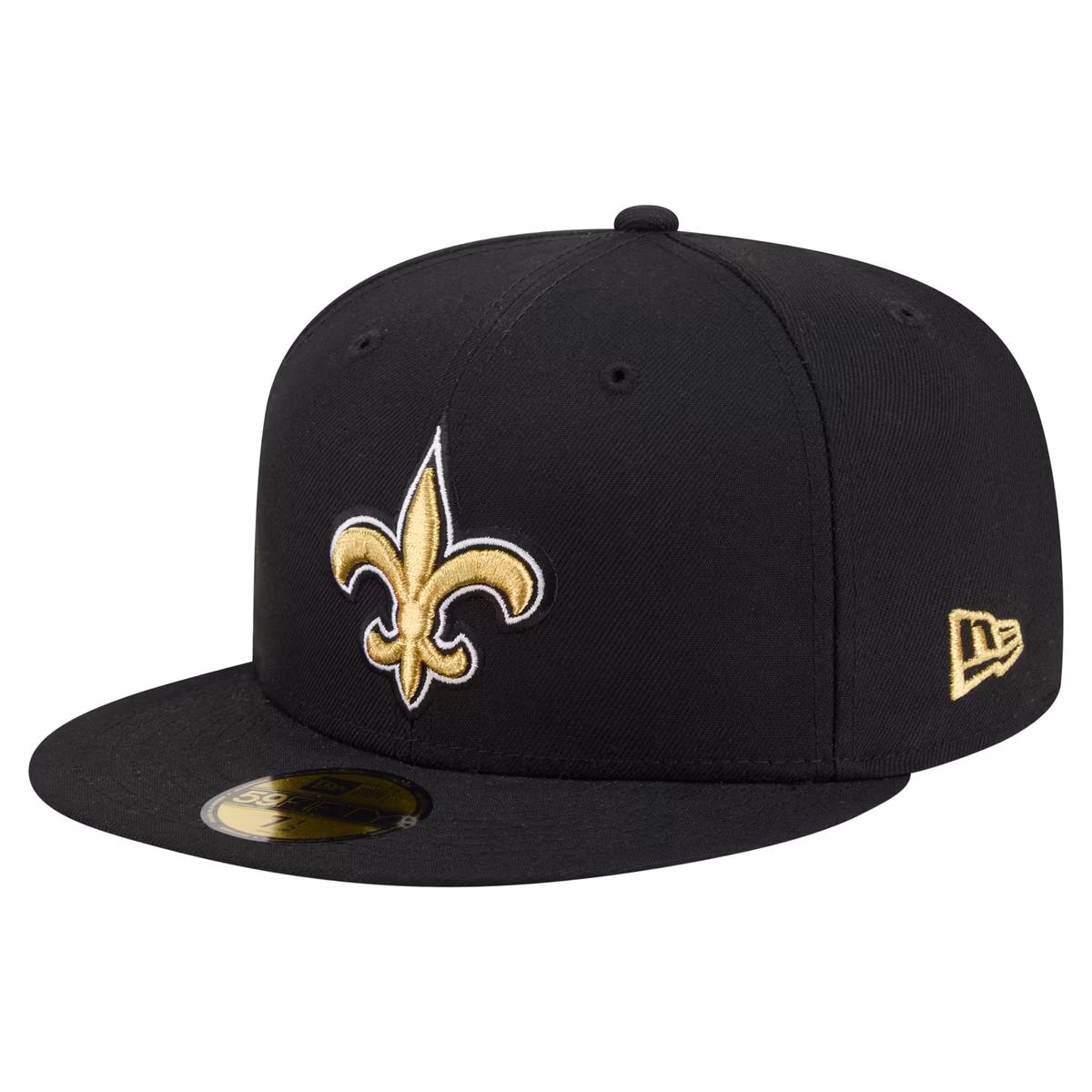 Men's New Era Black New Orleans Saints 59FIFTY Fitted Hat 2 Men's New Era Black New Orleans Saints 59FIFTY Fitted Hat