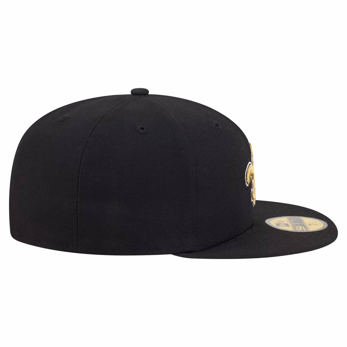 Men's New Era Black New Orleans Saints 59FIFTY Fitted Hat 8 Men's New Era Black New Orleans Saints 59FIFTY Fitted Hat