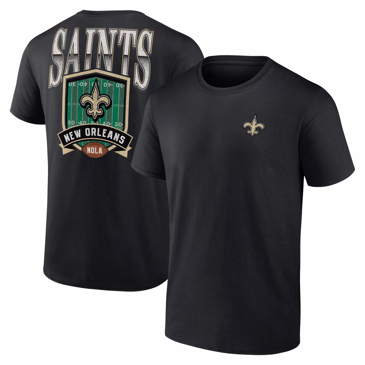 Men's Black New Orleans Saints Full Range T-Shirt 8 Men's Black New Orleans Saints Full Range T-Shirt
