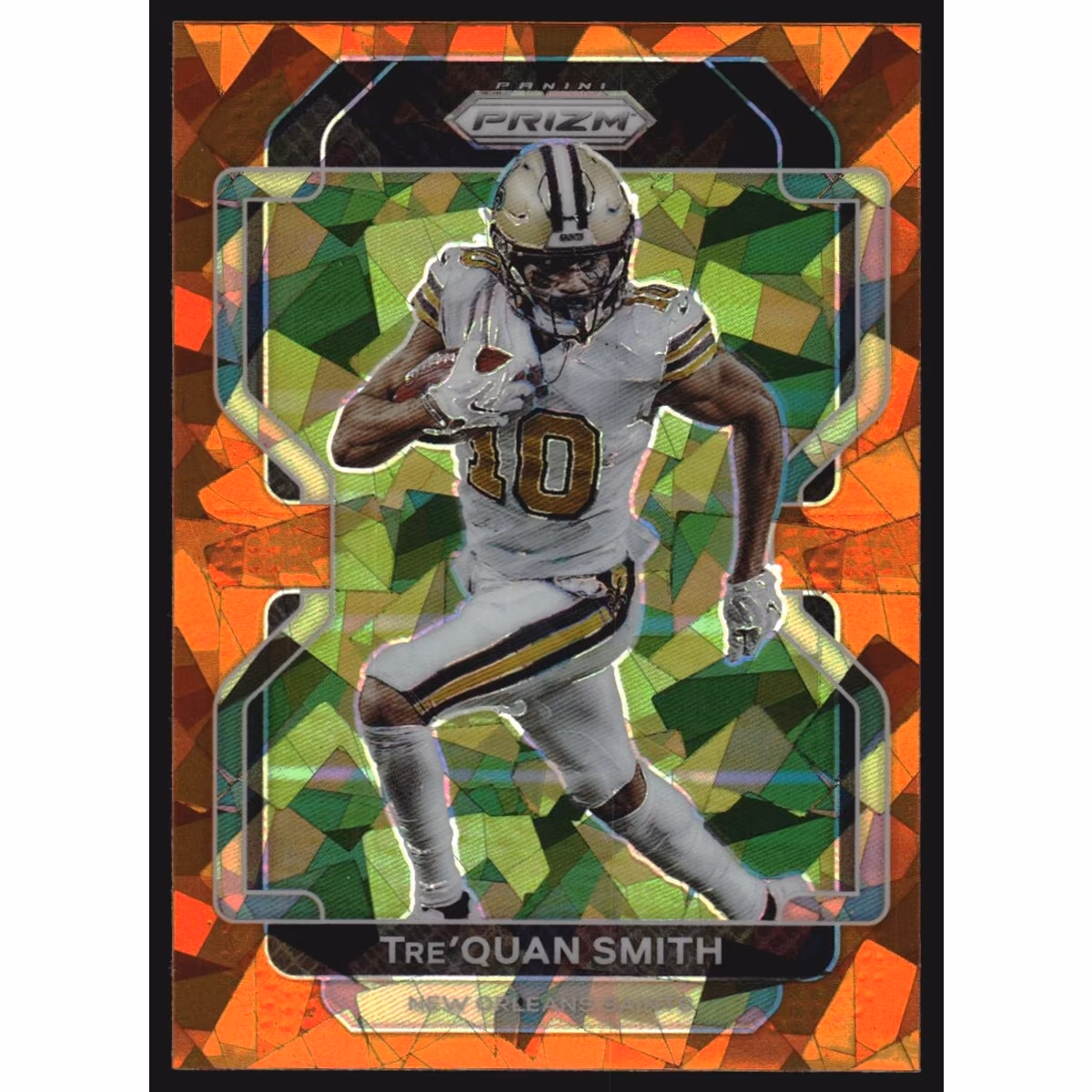 2021 Panini Prizm Prizms Orange Ice #302 Tre'Quan Smith 19 2021 Panini Prizm Prizms Orange Ice #302 Tre'Quan Smith