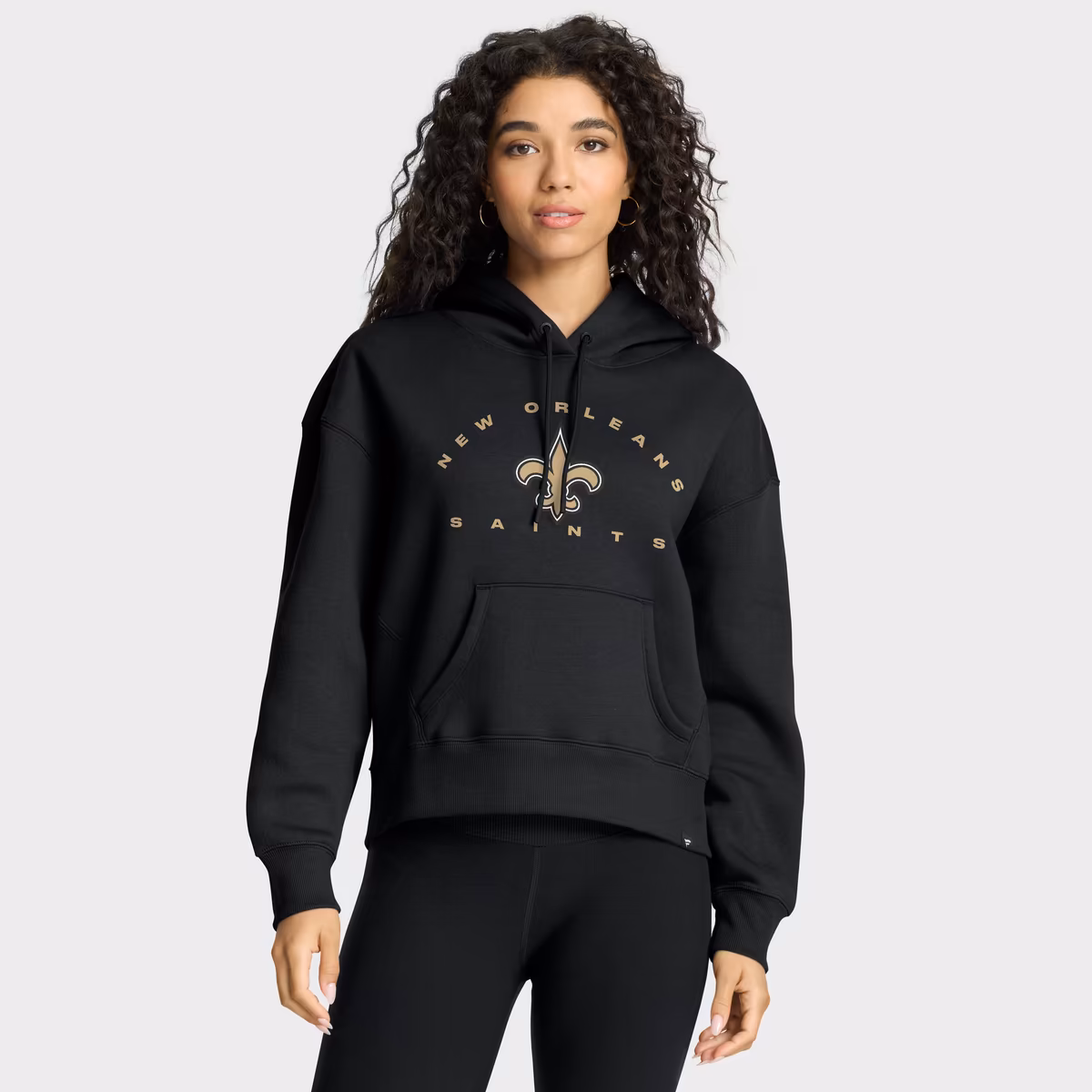 Women's Fanatics Black New Orleans Saints Eligible Receiver Legacy Pullover Hoodie 9 Women's Fanatics Black New Orleans Saints Eligible Receiver Legacy Pullover Hoodie
