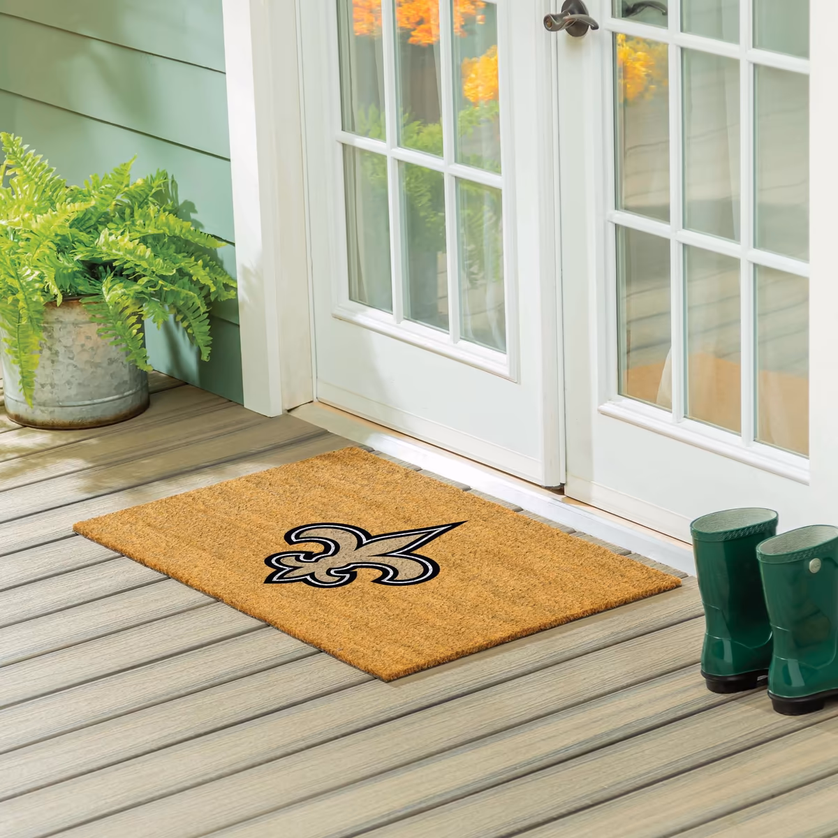 New Orleans Saints 24" x 36" Outdoor Team Logo Coir Mat 3 New Orleans Saints 24" x 36" Outdoor Team Logo Coir Mat