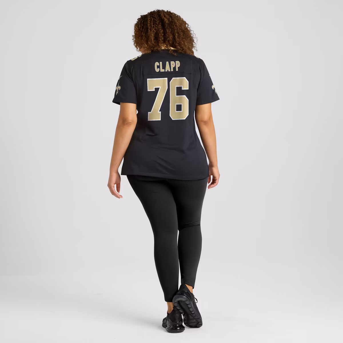 Women's Nike Will Clapp Black New Orleans Saints Team Game Jersey 8 Women's Nike Will Clapp Black New Orleans Saints Team Game Jersey