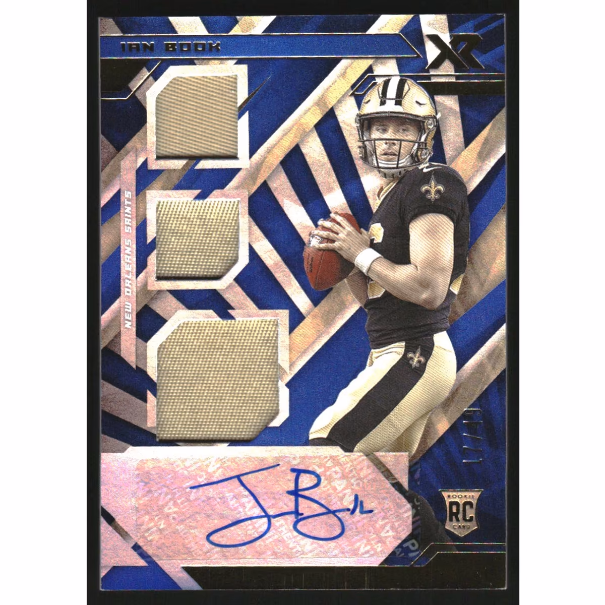 2021 Panini XR Blue #237 Ian Book JSY AU/49 5 2021 Panini XR Blue #237 Ian Book JSY AU/49