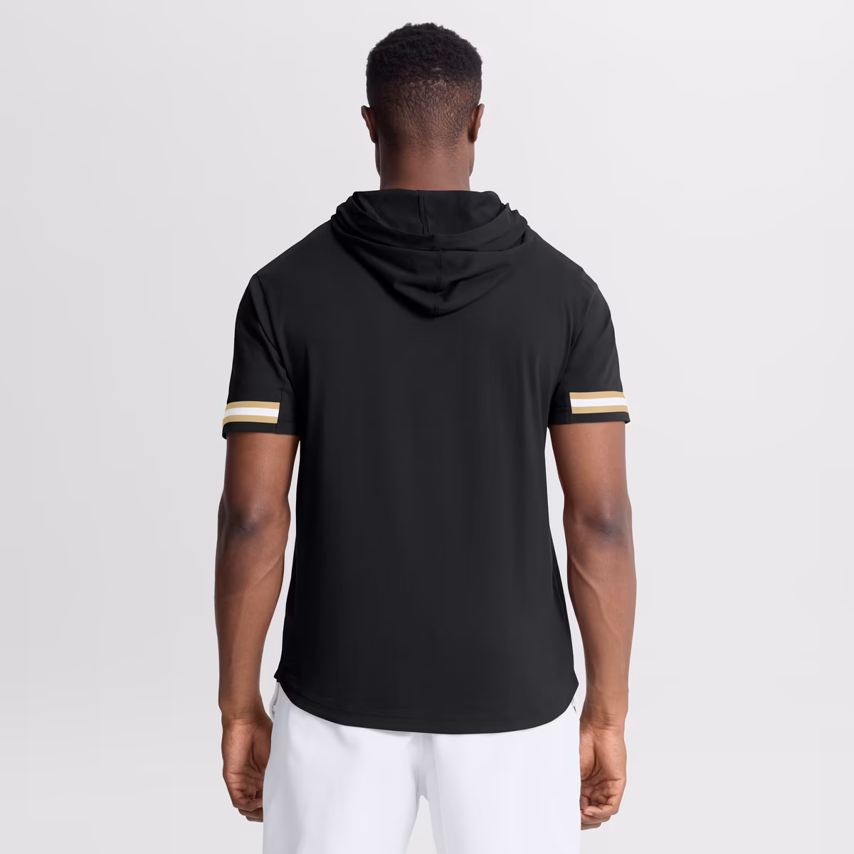 Men's Fanatics Black New Orleans Saints Optimal Play Short Sleeve Hooded T-Shirt 3 Men's Fanatics Black New Orleans Saints Optimal Play Short Sleeve Hooded T-Shirt