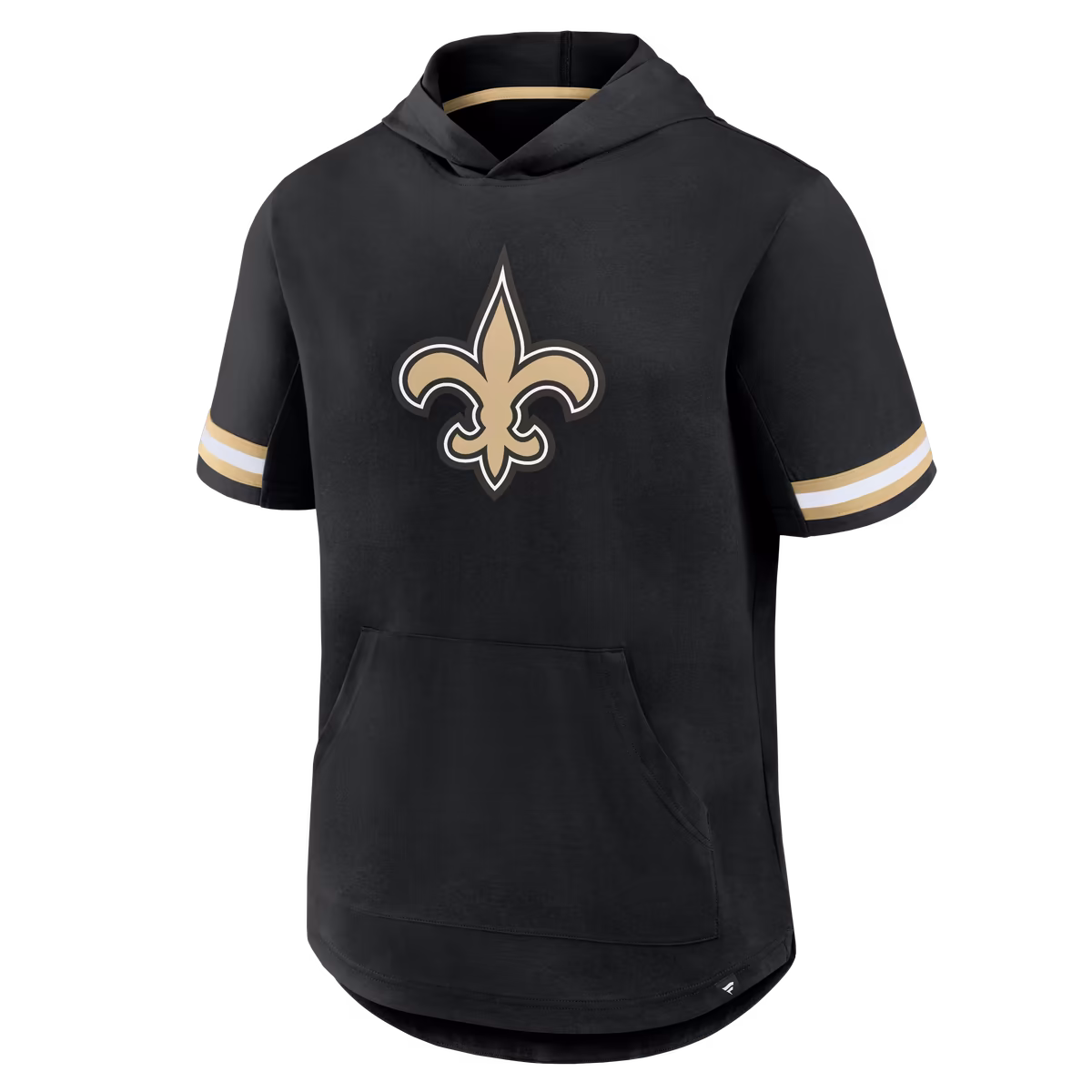 Men's Fanatics Black New Orleans Saints Optimal Play Short Sleeve Hooded T-Shirt 5 Men's Fanatics Black New Orleans Saints Optimal Play Short Sleeve Hooded T-Shirt