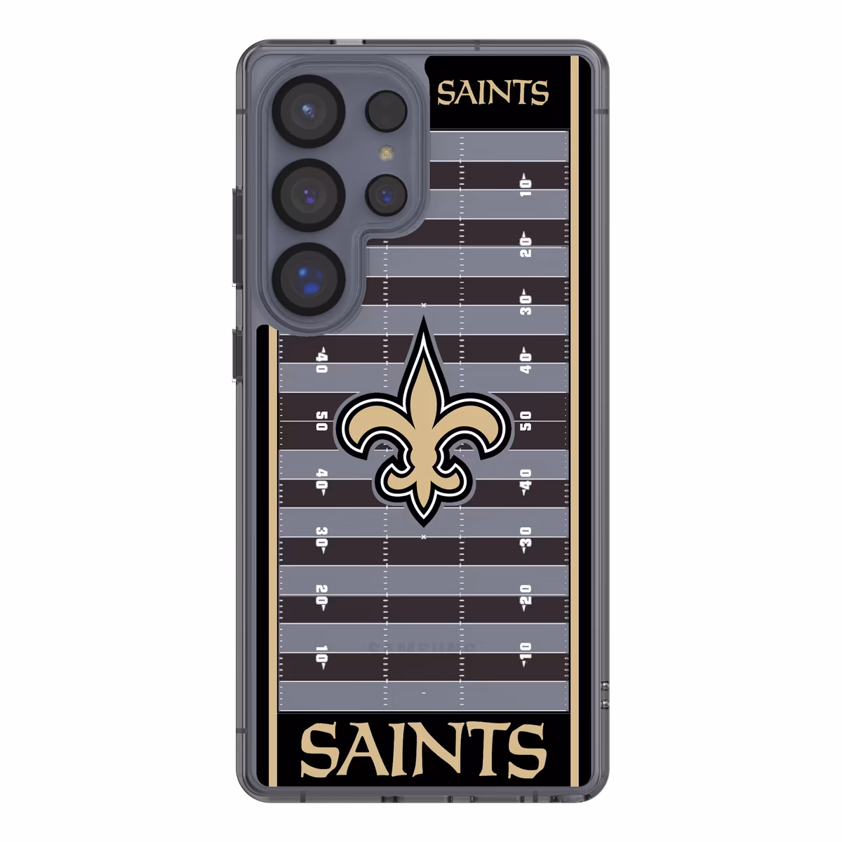 New Orleans Saints Galaxy Clear Field Design Case 2 New Orleans Saints Galaxy Clear Field Design Case