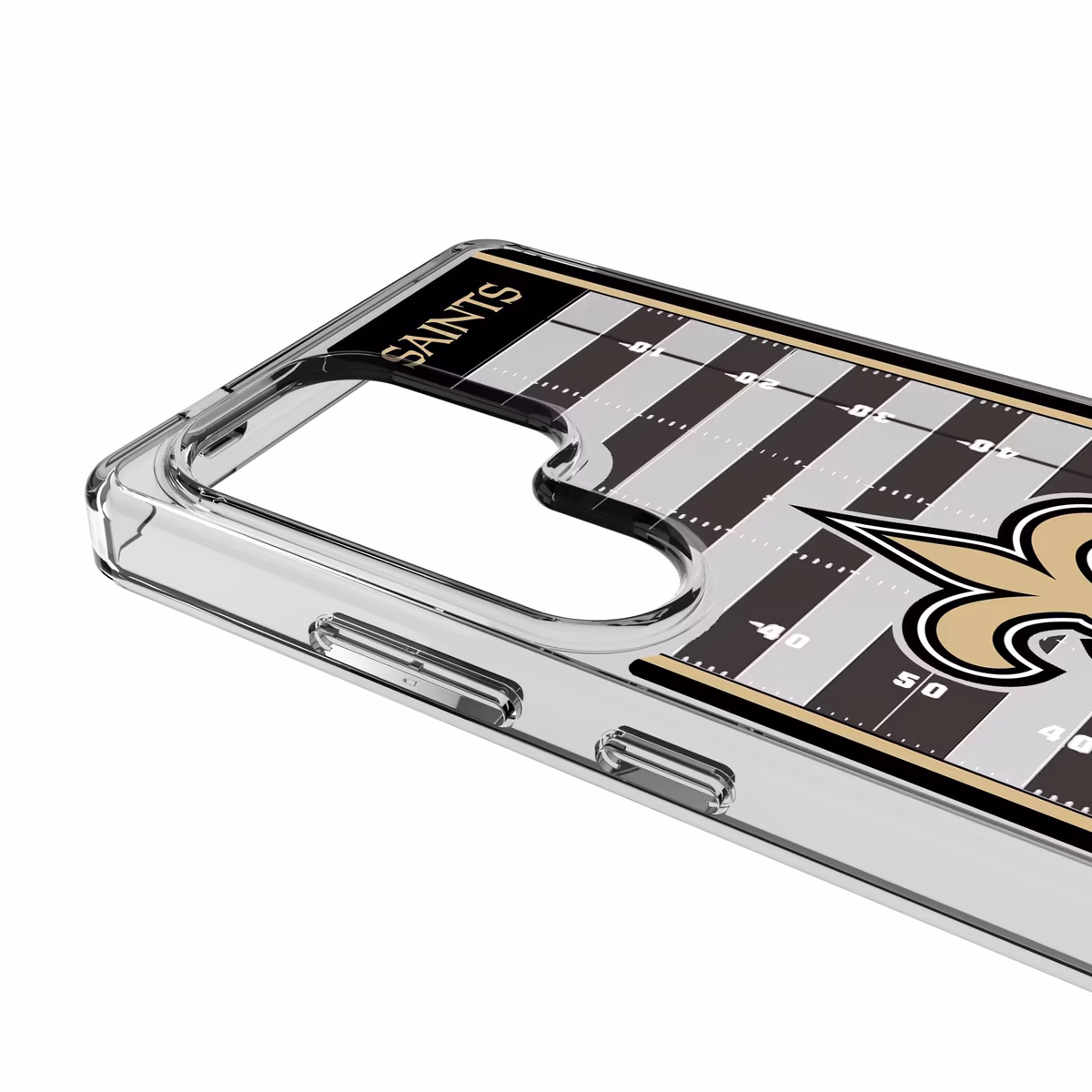 New Orleans Saints Galaxy Clear Field Design Case 4 New Orleans Saints Galaxy Clear Field Design Case