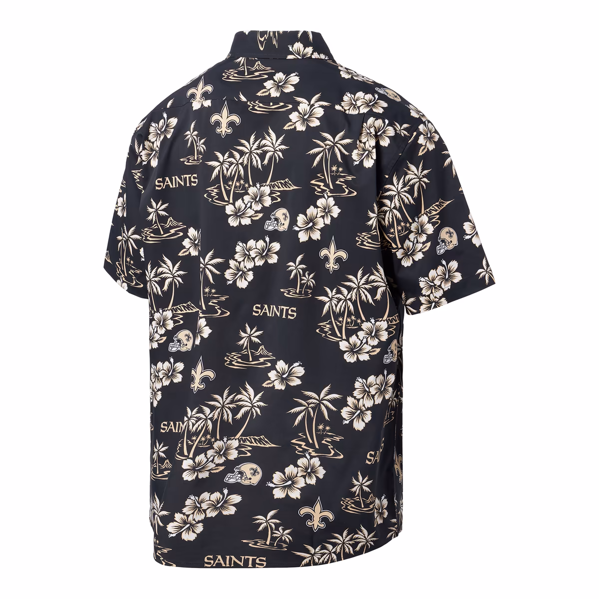 Men's Reyn Spooner Black New Orleans Saints Kekai Button-Up Shirt 4 Men's Reyn Spooner Black New Orleans Saints Kekai Button-Up Shirt