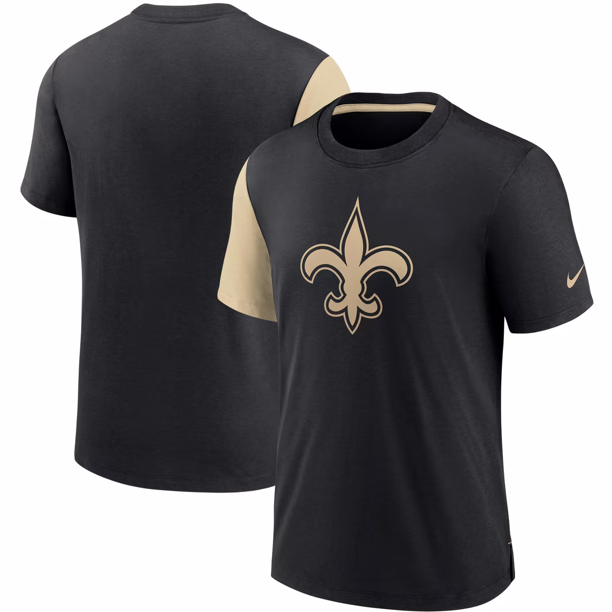 Men's Nike Black/Gold New Orleans Saints Pop Performance T-Shirt 2 Men's Nike Black/Gold New Orleans Saints Pop Performance T-Shirt