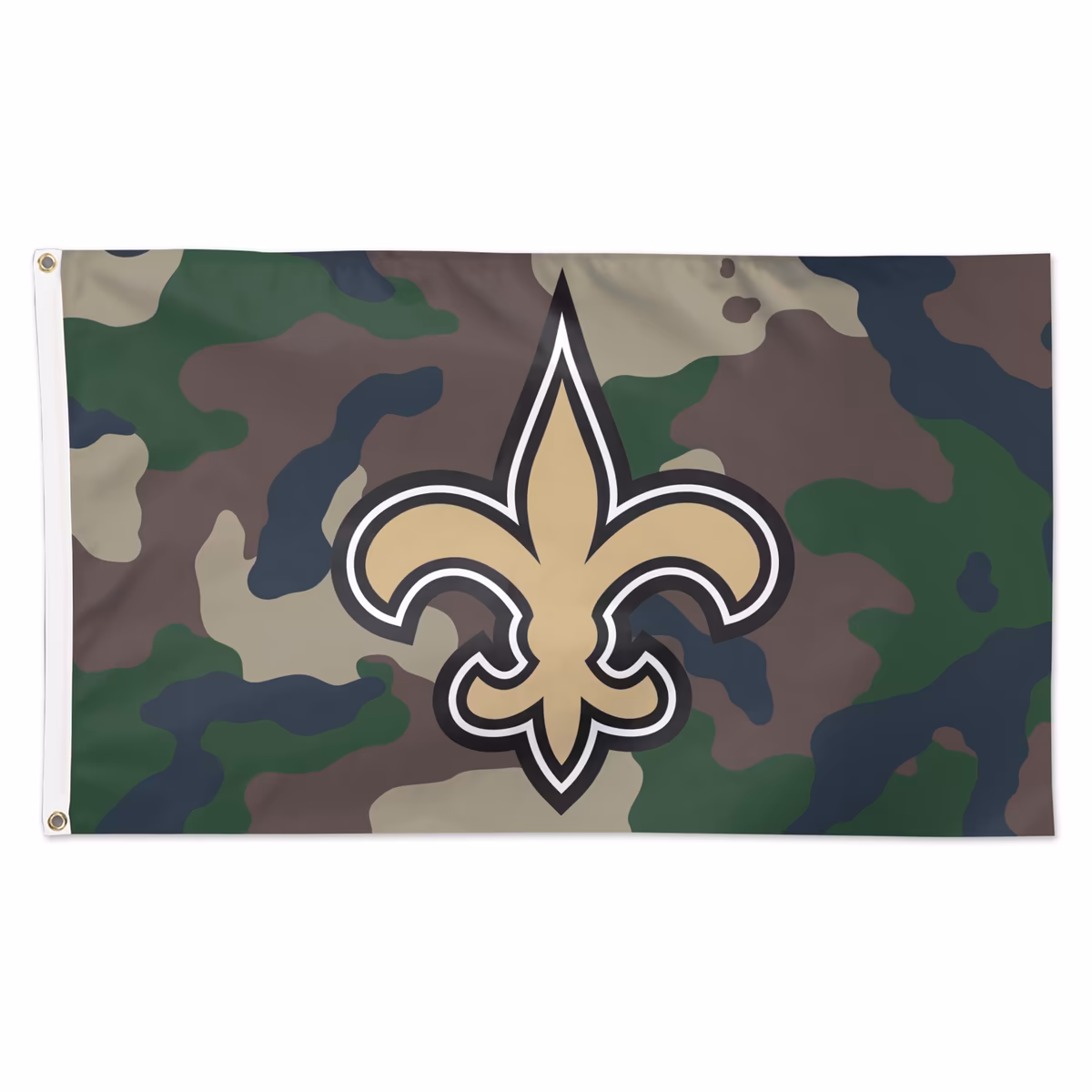 WinCraft New Orleans Saints 3' x 5' Camo 1-Sided Deluxe Flag