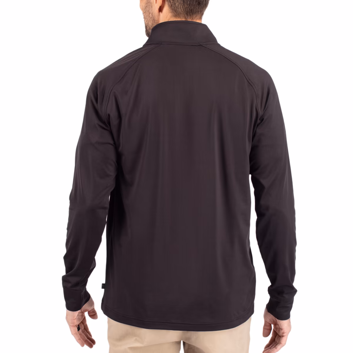 Men's Cutter & Buck Black New Orleans Saints Adapt Eco Knit Quarter-Zip Pullover Jacket 3 Men's Cutter & Buck Black New Orleans Saints Adapt Eco Knit Quarter-Zip Pullover Jacket