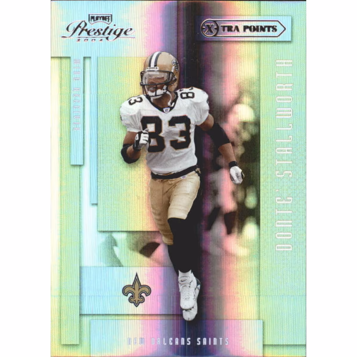 2004 Playoff Prestige Xtra Points Purple #90 Donte Stallworth