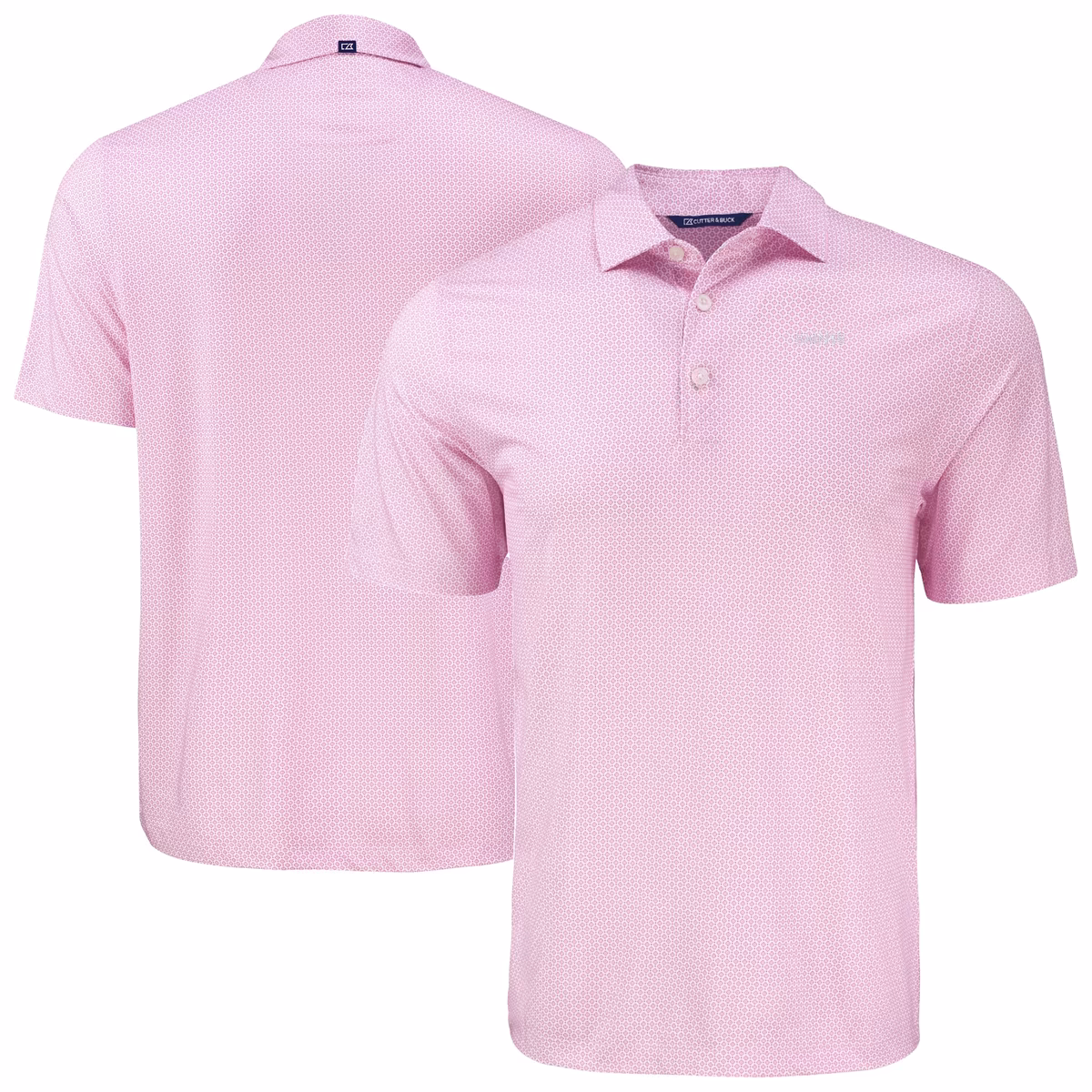 Men's Cutter & Buck Pink New Orleans Saints Pike Eco Diamond Dot Print Recycled Polo 9 Men's Cutter & Buck Pink New Orleans Saints Pike Eco Diamond Dot Print Recycled Polo