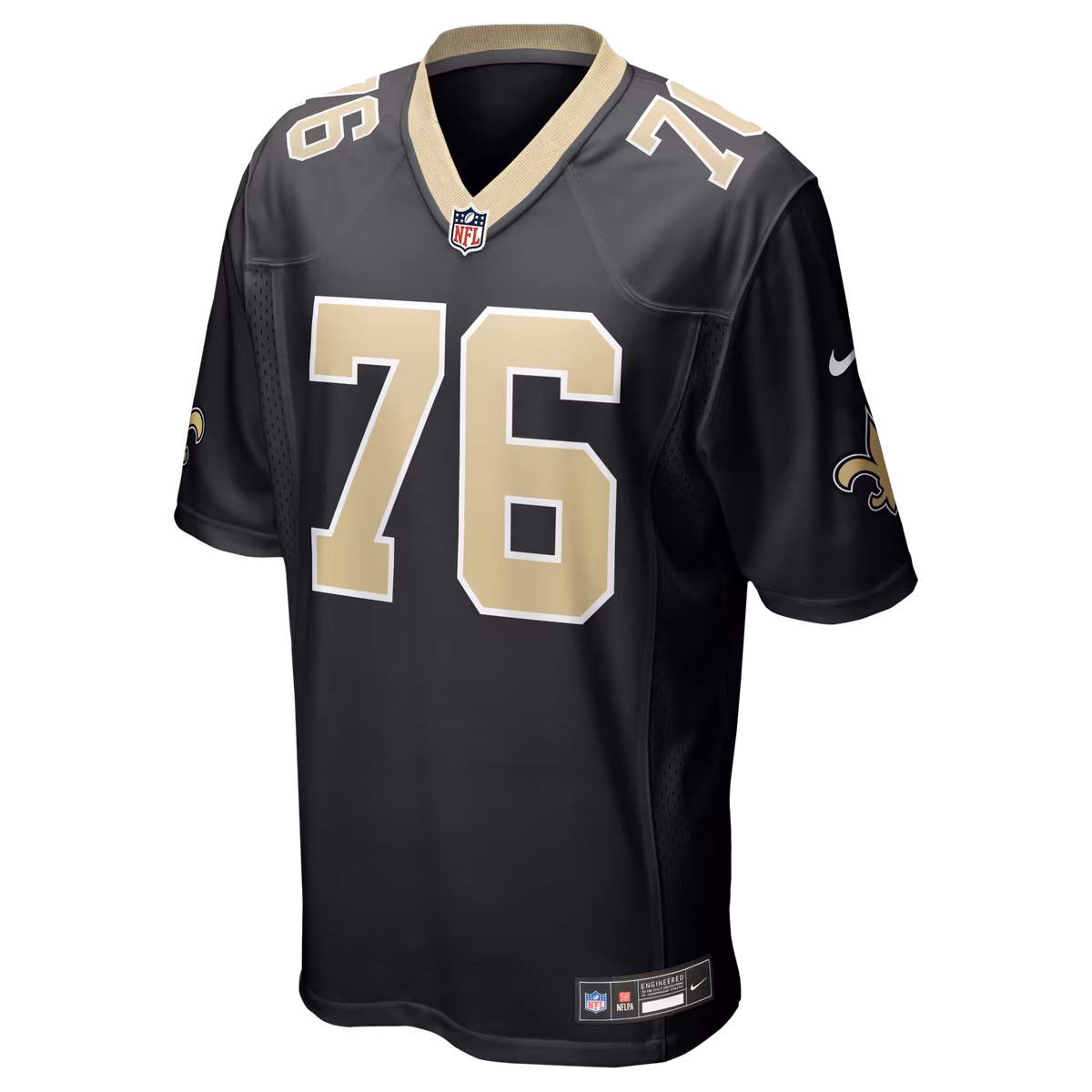 Men's Nike Will Clapp Black New Orleans Saints Team Game Jersey 3 Men's Nike Will Clapp Black New Orleans Saints Team Game Jersey