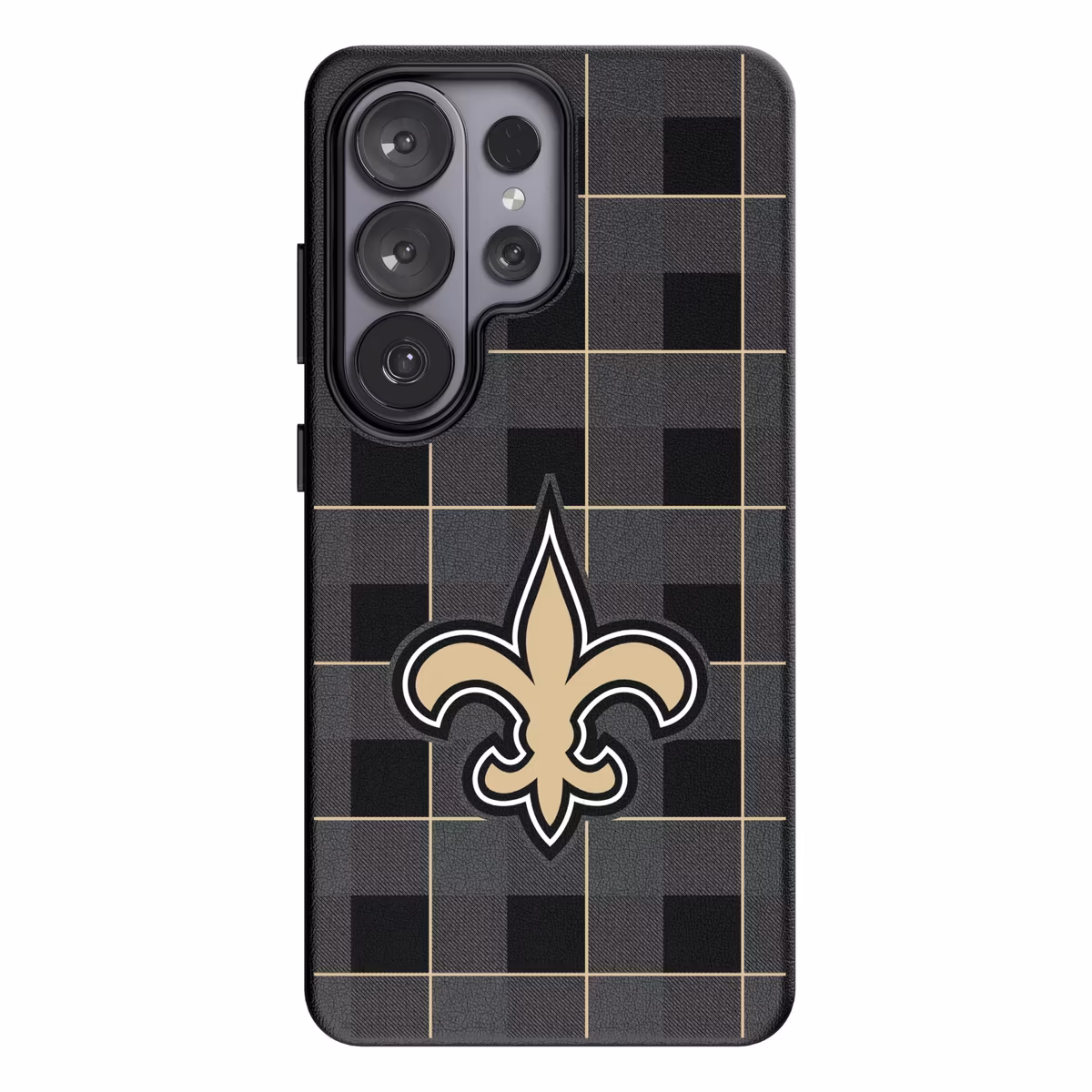 Keyscaper New Orleans Saints Plaid Galaxy Magnetic Bump Case 9 Keyscaper New Orleans Saints Plaid Galaxy Magnetic Bump Case