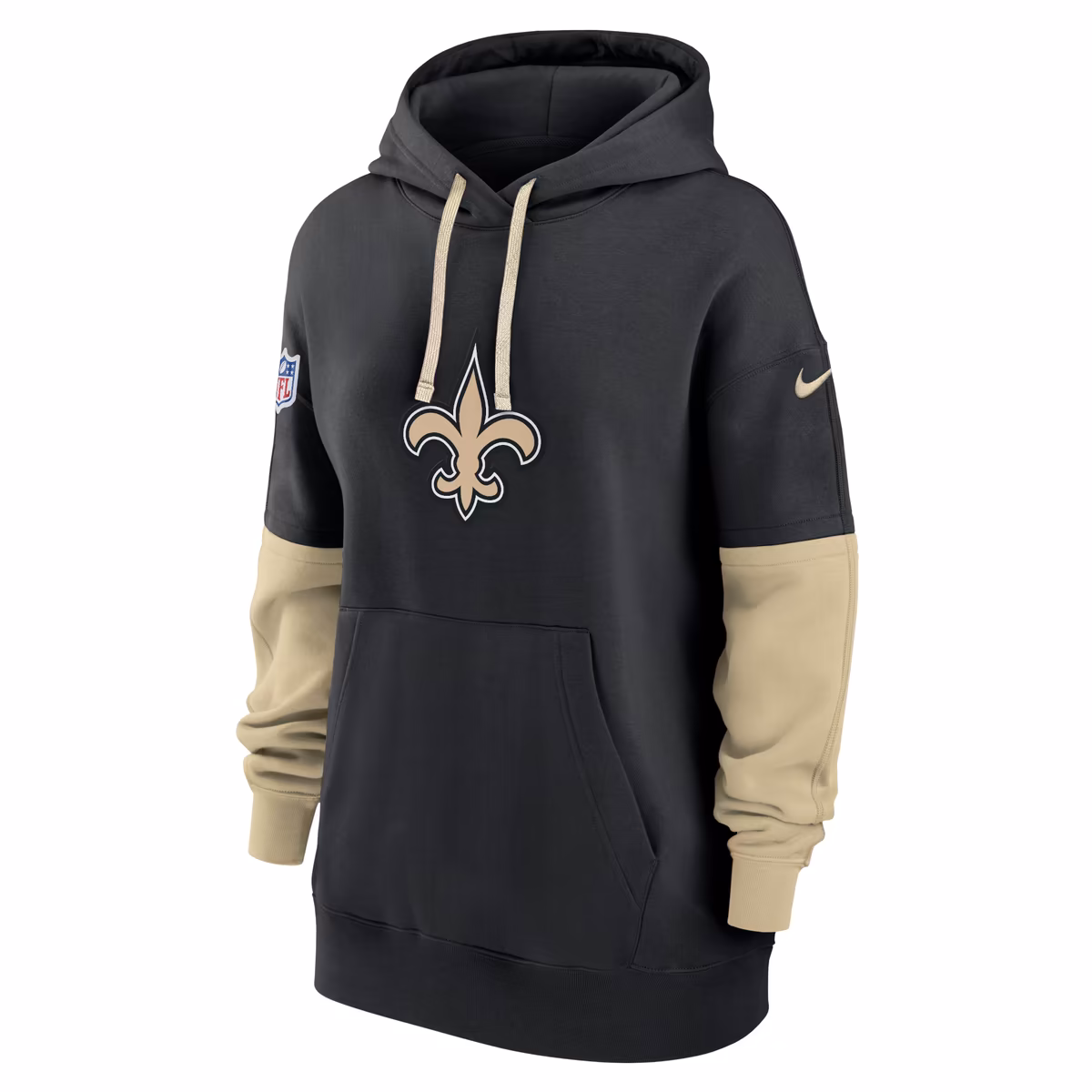 Women's Nike Black New Orleans Saints Sideline Essential Hoodie 3 Women's Nike Black New Orleans Saints Sideline Essential Hoodie