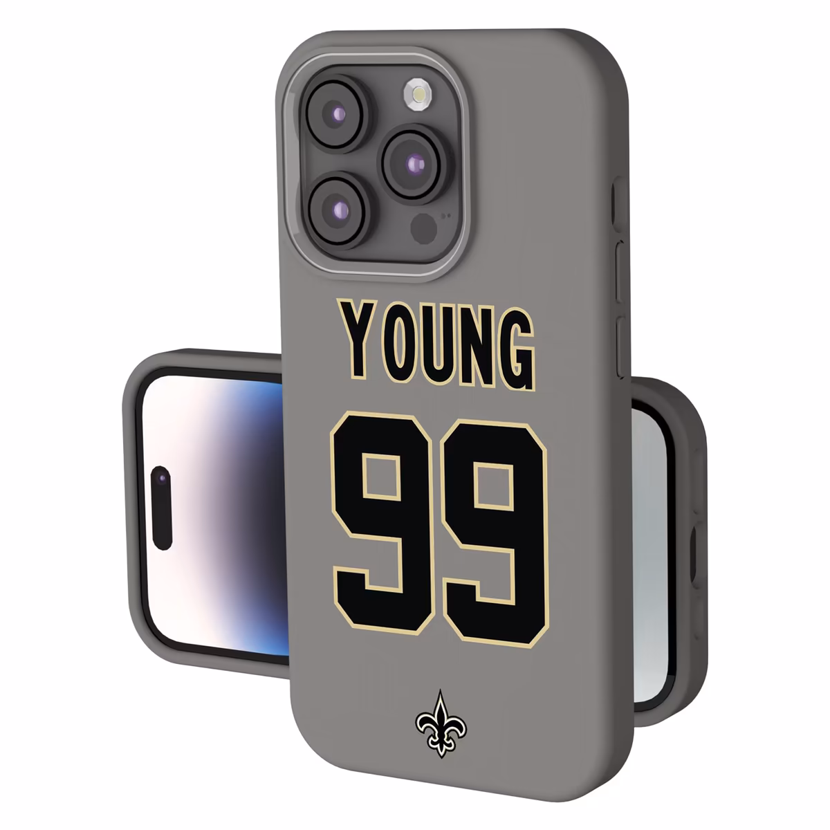 Keyscaper Chase Young Gray New Orleans Saints Ready Soft Touch iPhone Case 1 Keyscaper Chase Young Gray New Orleans Saints Ready Soft Touch iPhone Case