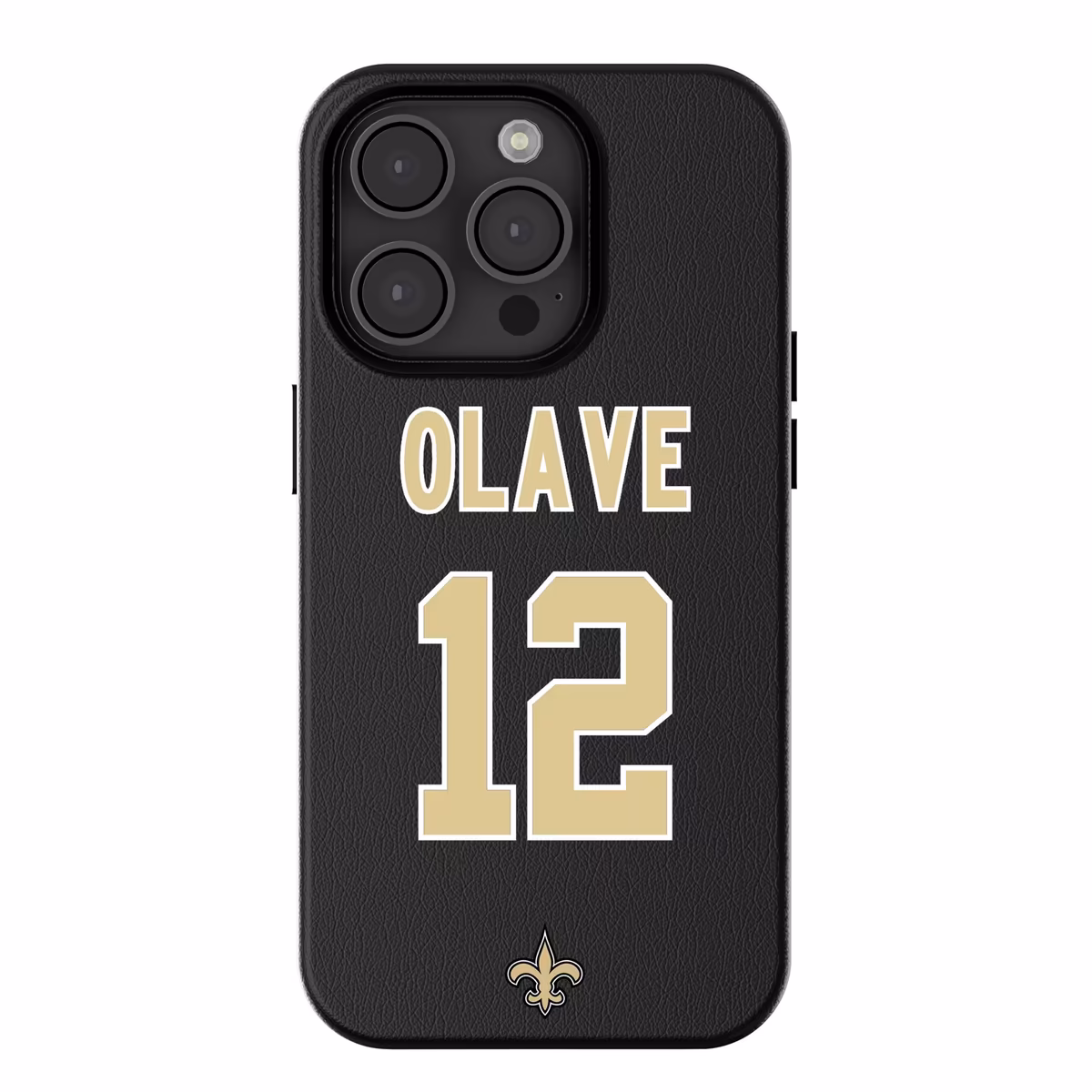 Keyscaper Chris Olave Black New Orleans Saints iPhone Magnetic Bump Case