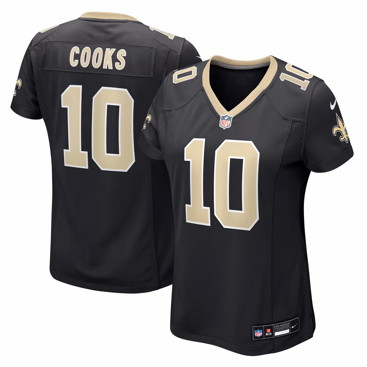 Women's Nike Brandin Cooks  Black New Orleans Saints Team Game Jersey
