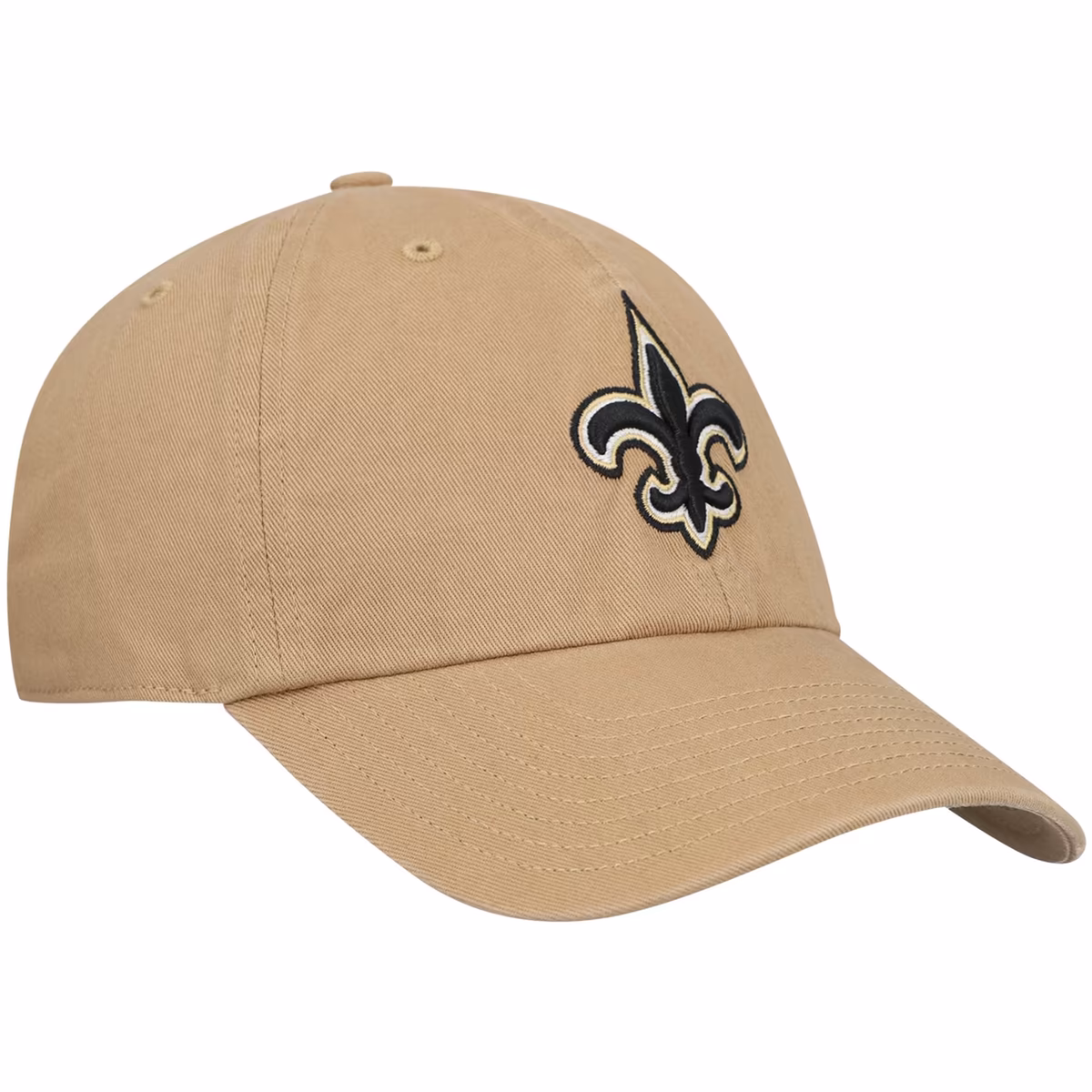 Men's '47 Khaki New Orleans Saints Secondary Clean Up Adjustable Hat 4 Men's '47 Khaki New Orleans Saints Secondary Clean Up Adjustable Hat