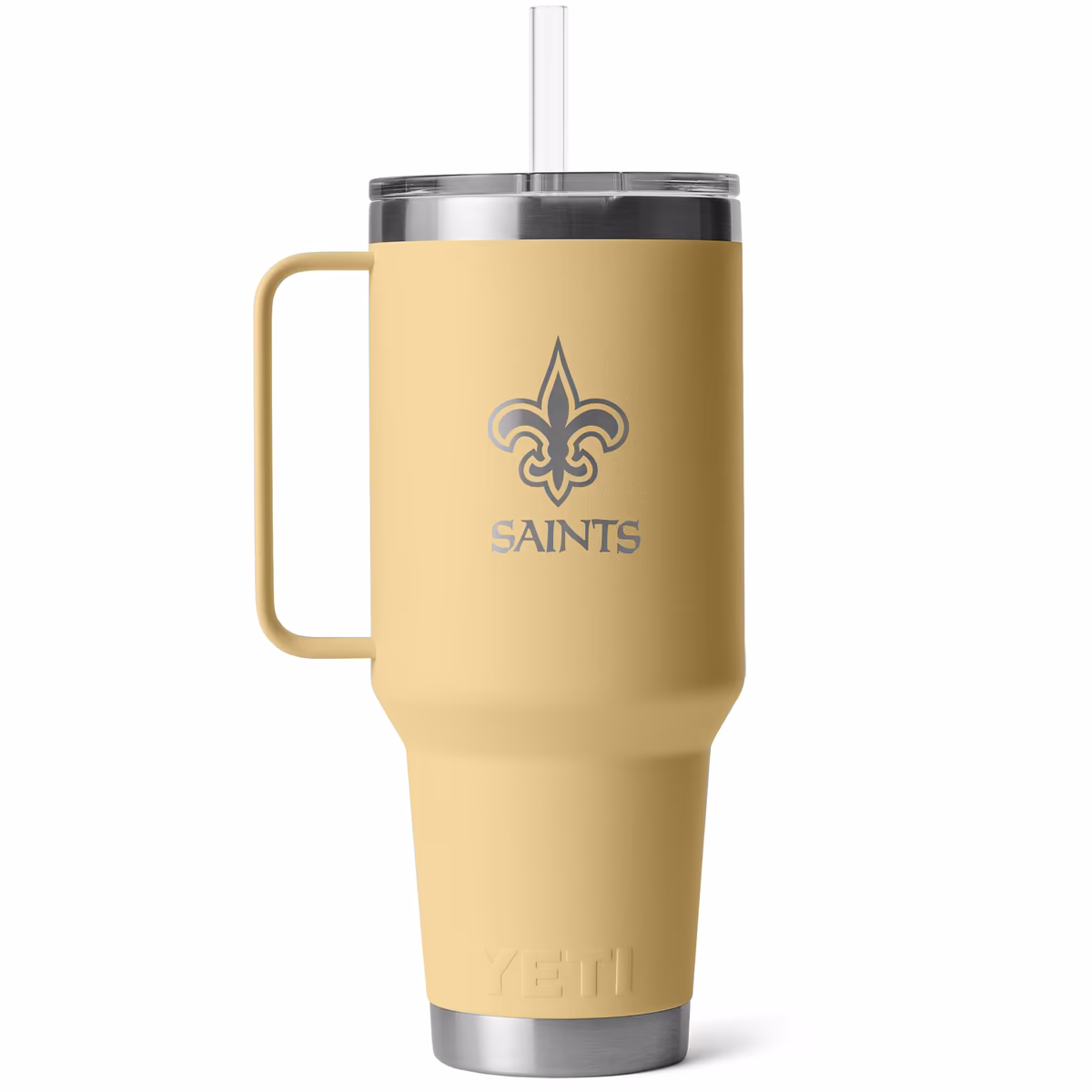 YETI New Orleans Saints 42oz. Rambler Straw Mug