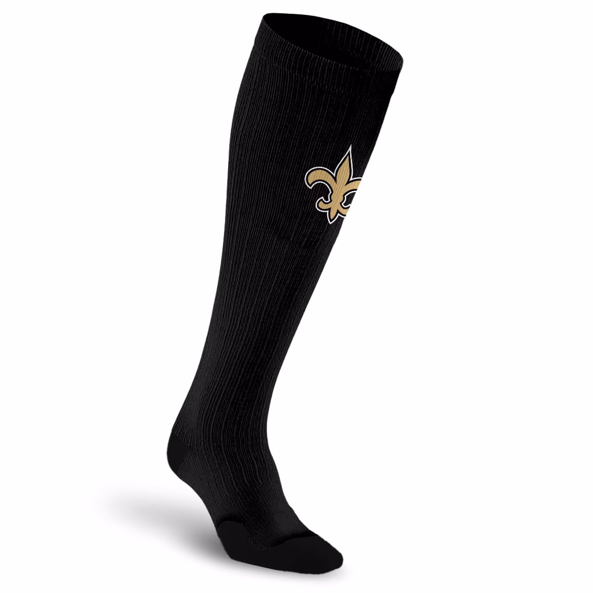 Unisex PRO Compression Black New Orleans Saints Over-the-Calf Medium Graduated Compression Socks 2 Unisex PRO Compression Black New Orleans Saints Over-the-Calf Medium Graduated Compression Socks