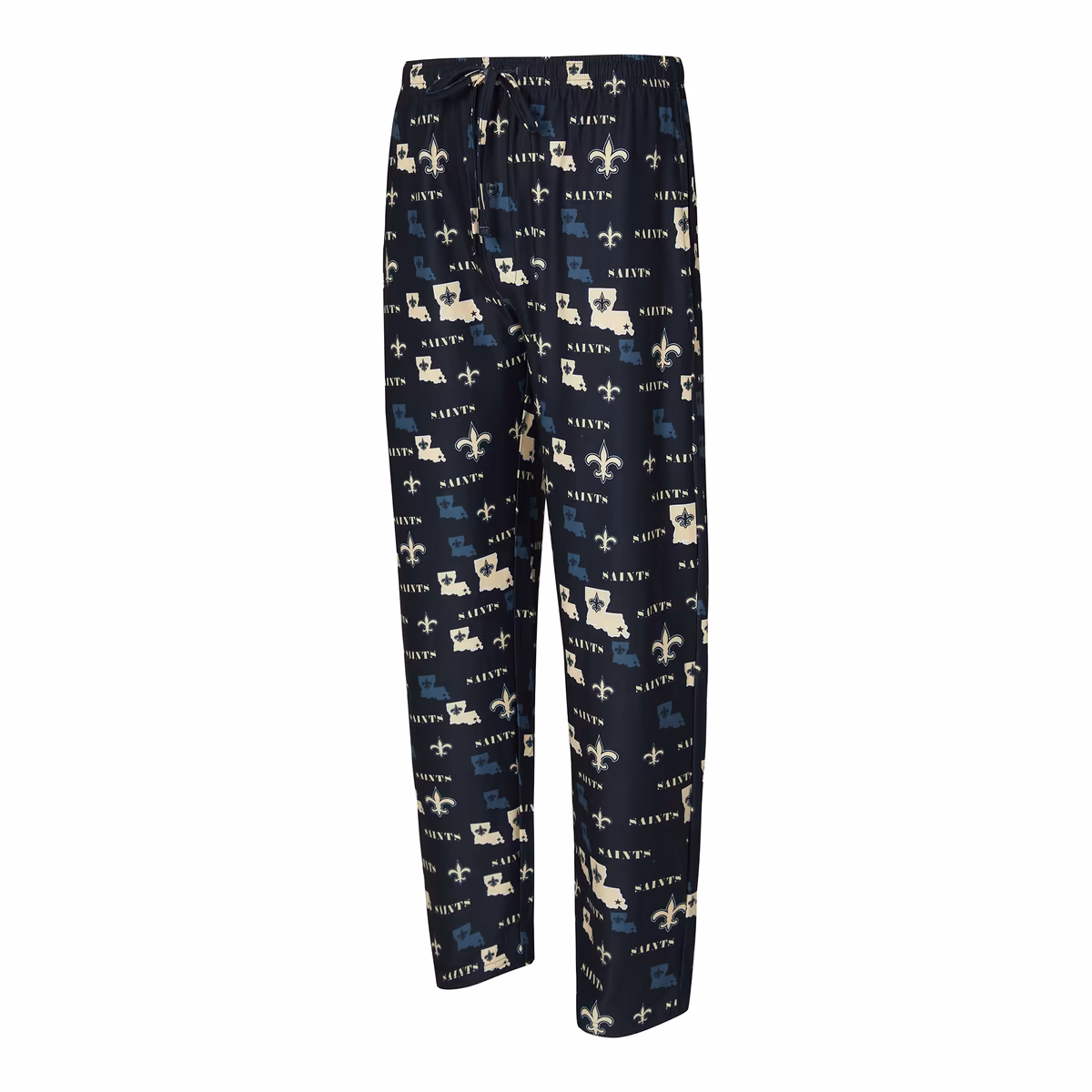 Men's Concepts Sport Black New Orleans Saints Mosaic All Over Print Pants 3 Men's Concepts Sport Black New Orleans Saints Mosaic All Over Print Pants