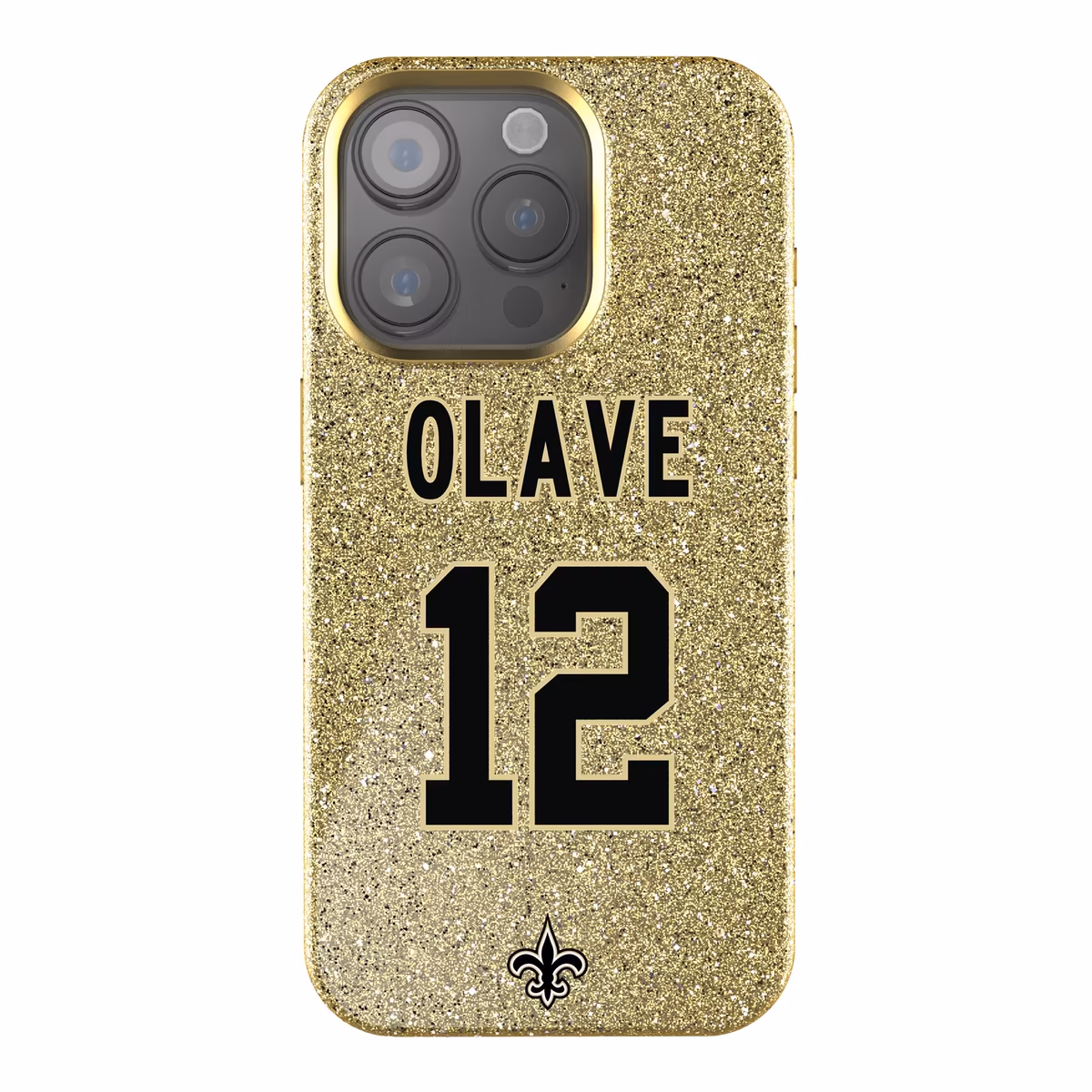 Keyscaper Chris Olave Gold New Orleans Saints Bling iPhone Case 1 Keyscaper Chris Olave Gold New Orleans Saints Bling iPhone Case