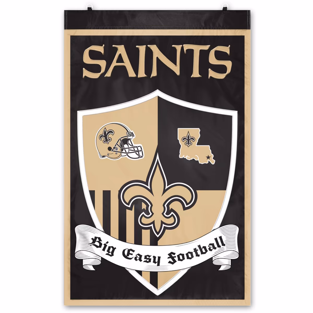 New Orleans Saints Shield Banner 2 New Orleans Saints Shield Banner