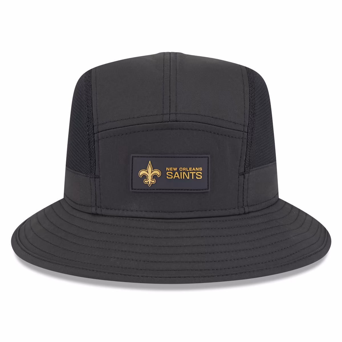Men's New Era Black New Orleans Saints 2025 Sideline Bucket Hat 3 Men's New Era Black New Orleans Saints 2025 Sideline Bucket Hat