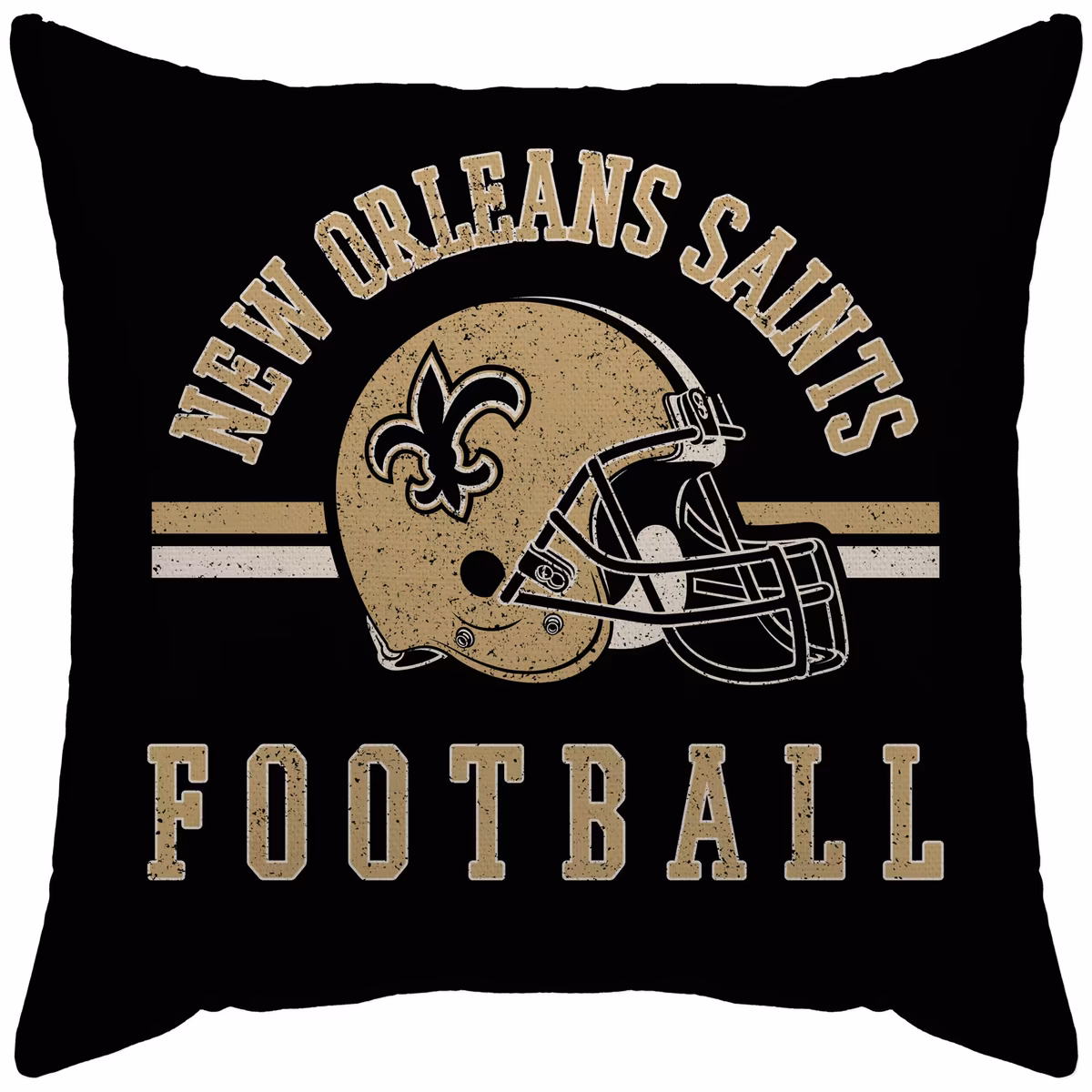 New Orleans Saints 18'' x 18'' Helmet Logo Duck Cloth Décor Pillow 18 New Orleans Saints 18'' x 18'' Helmet Logo Duck Cloth Décor Pillow