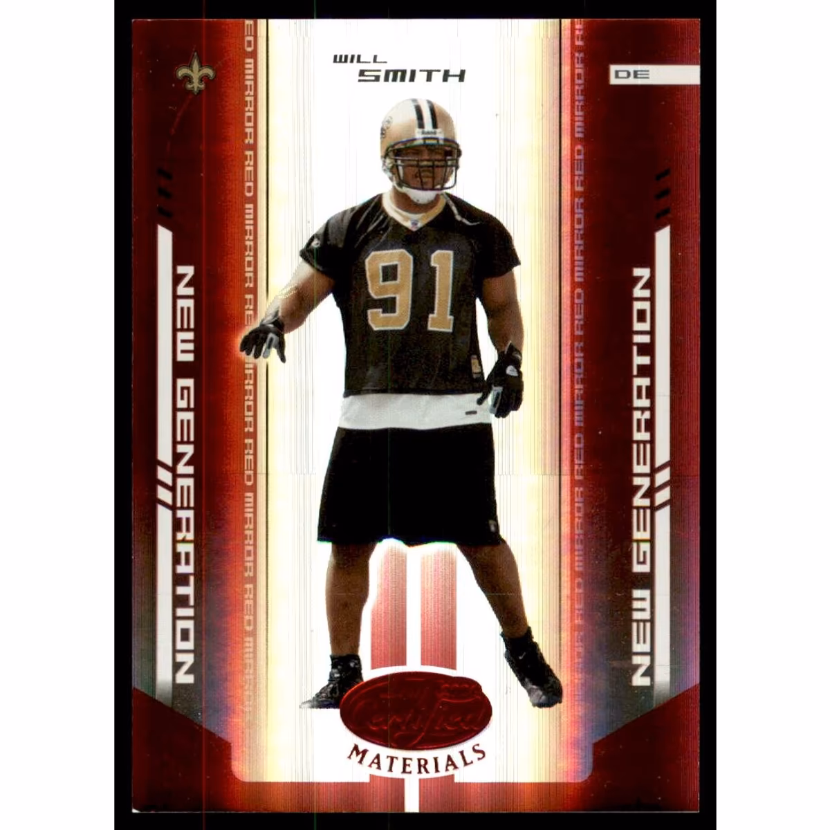 2004 Leaf Certified Materials Mirror Red #200 Will Smith 8 2004 Leaf Certified Materials Mirror Red #200 Will Smith