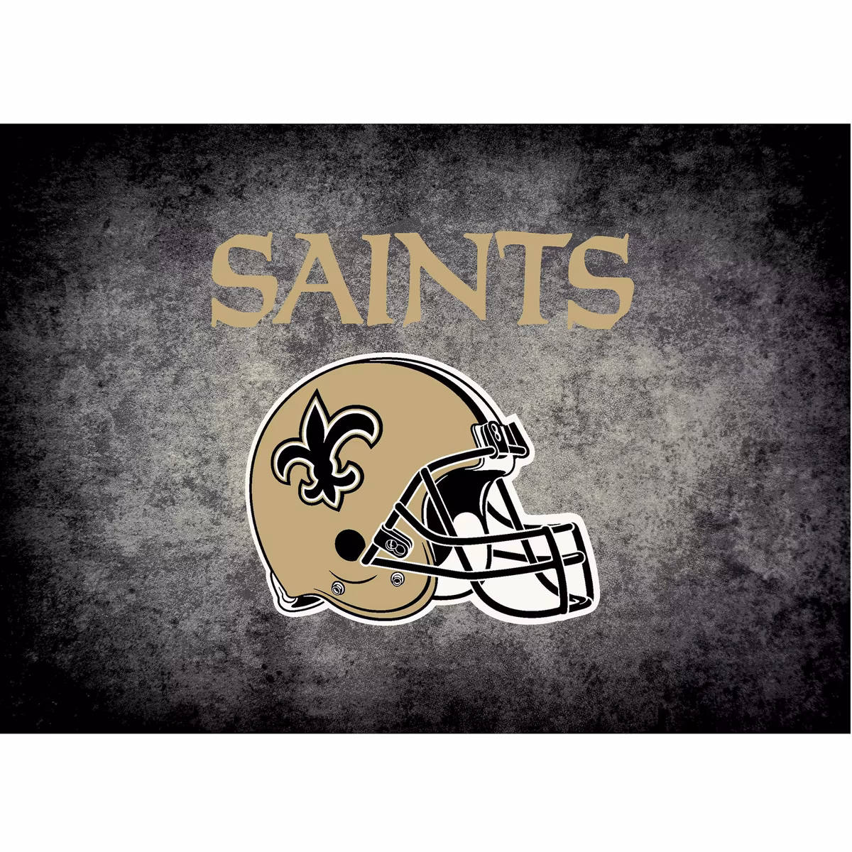 New Orleans Saints Imperial 3'10" x 5'4" Distressed Rug