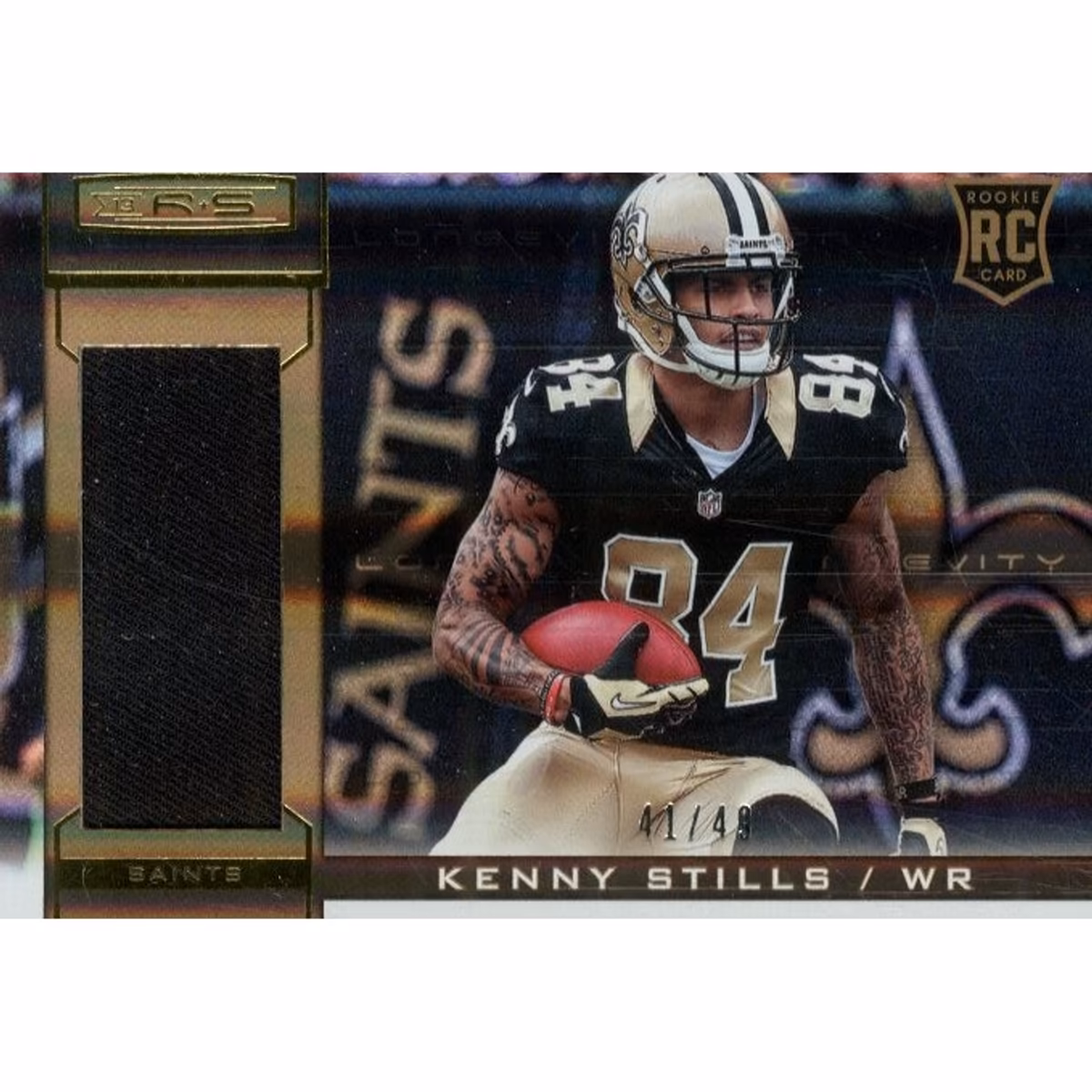 2013 Rookies and Stars Longevity Gold Parallel #217 Kenny Stills JSY