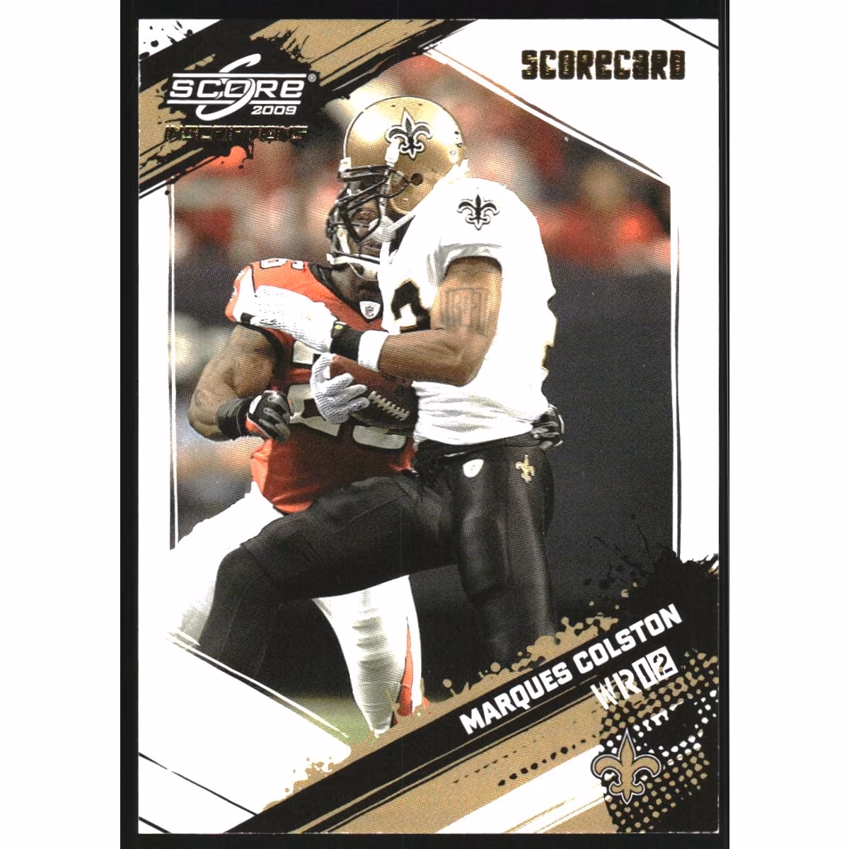 2009 Score Inscriptions Scorecard #187 Marques Colston 3 2009 Score Inscriptions Scorecard #187 Marques Colston